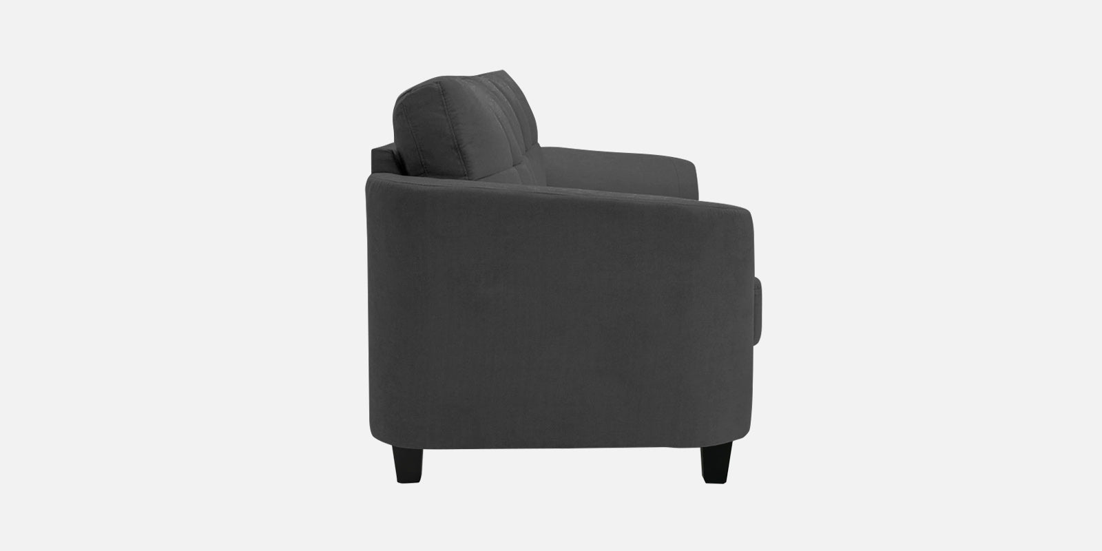 Mulan Fabric 3 Seater Sofa In Stone Grey Colour - Febonic Living