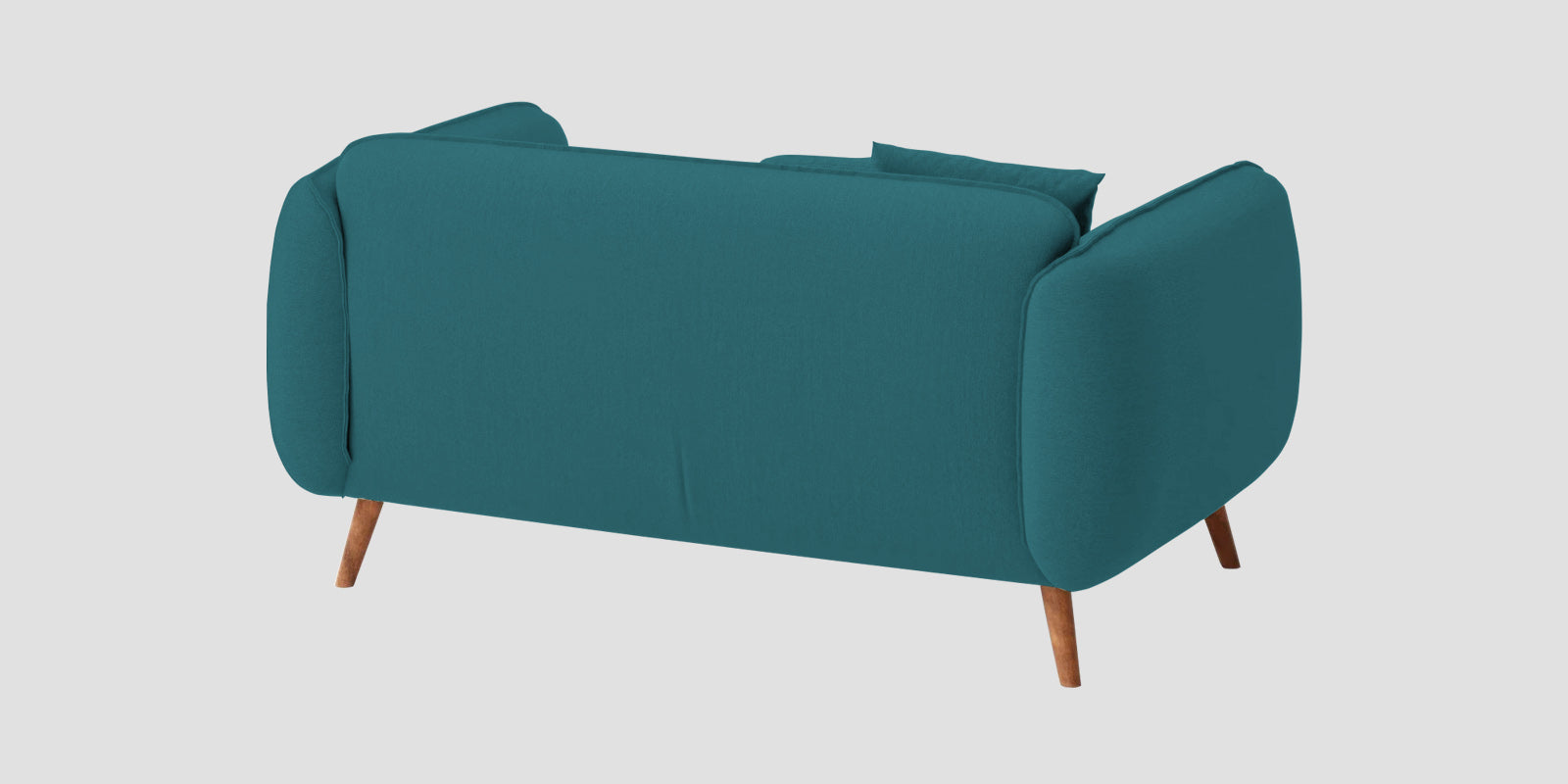 Zia Fabric 2 Seater Sofa In Water Blue Colour - Febonic Living