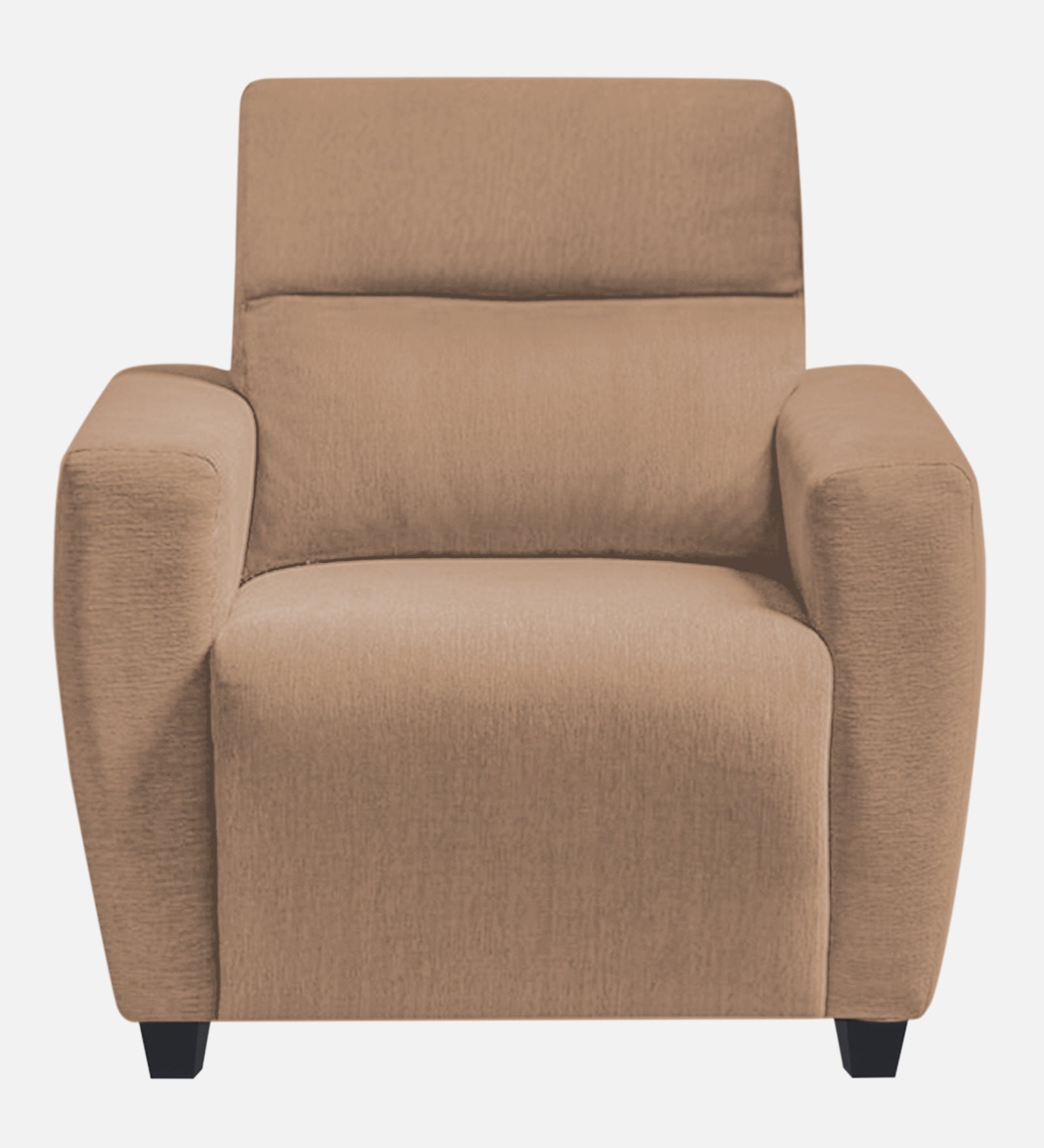 Bakadi Fabric 1 Seater Sofa In Cosmic Beige Colour - Febonic Living