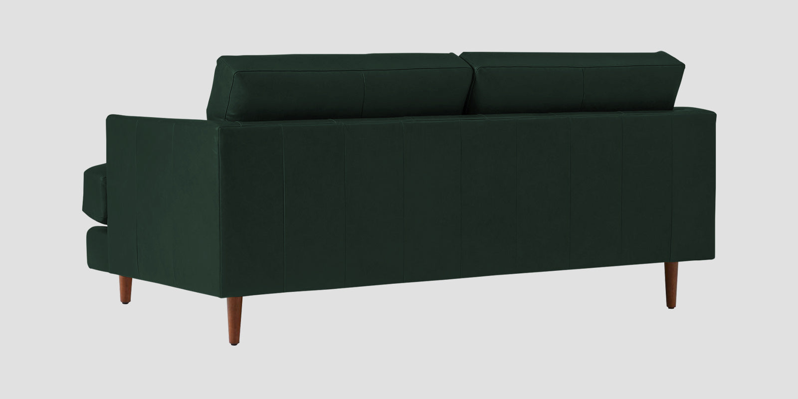 Sterio Leatherette 2 Seater Sofa In Basil Green Colour - Febonic Living