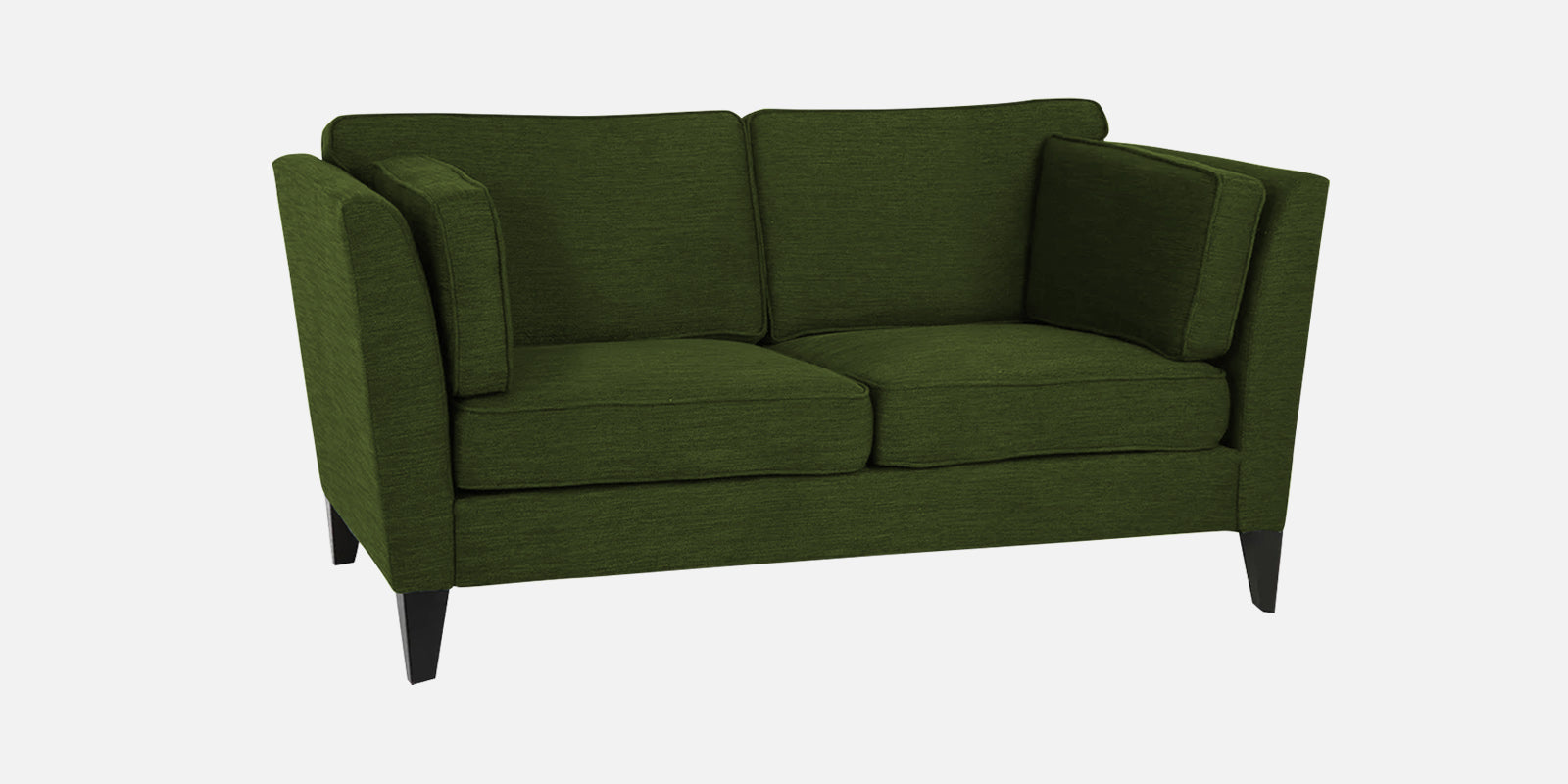 Nigar Fabric 2 Seater Sofa in Olive Green Colour