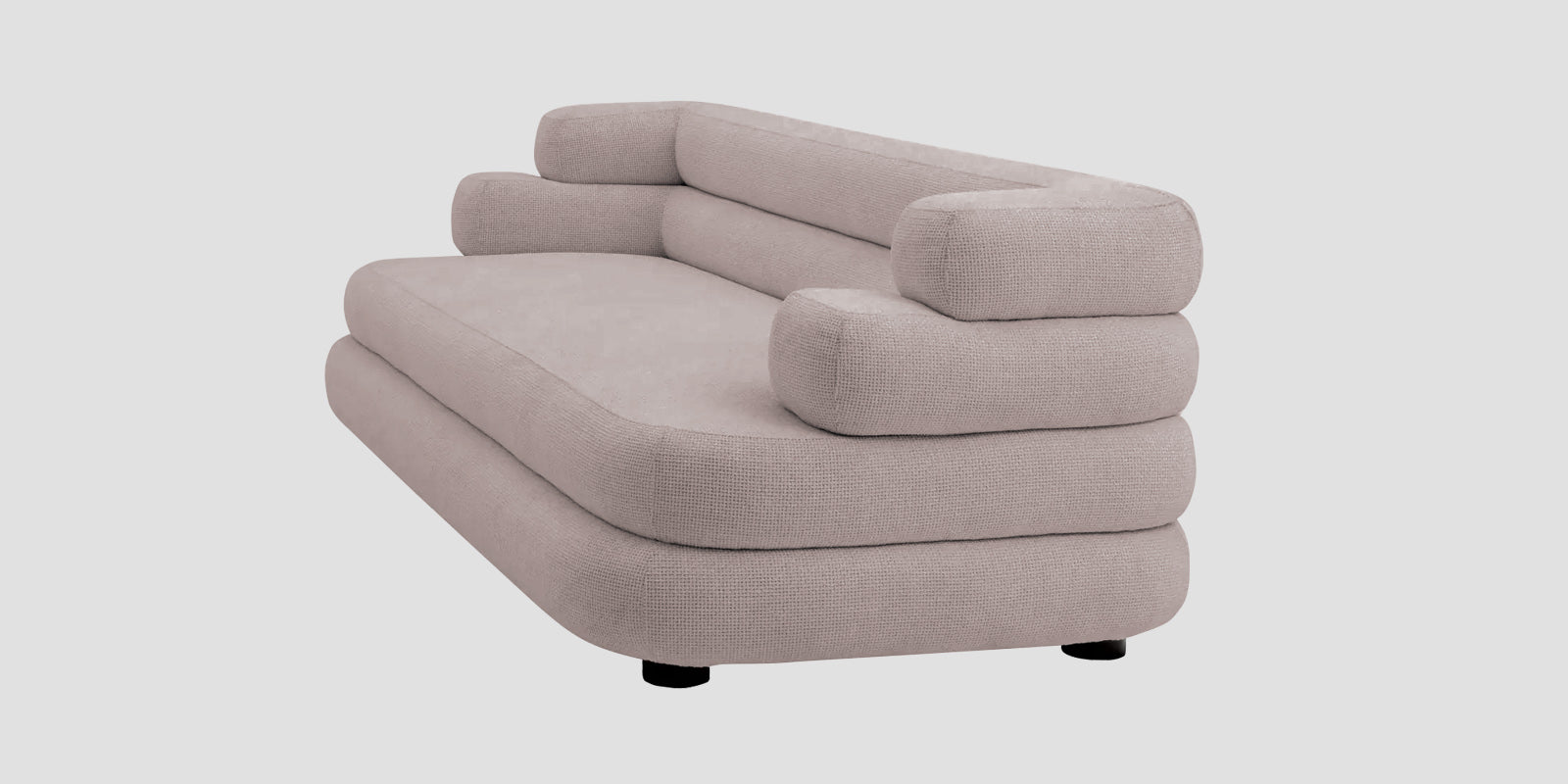 Wener Fabric 2 Seater Sofa In Almond Beige Colour