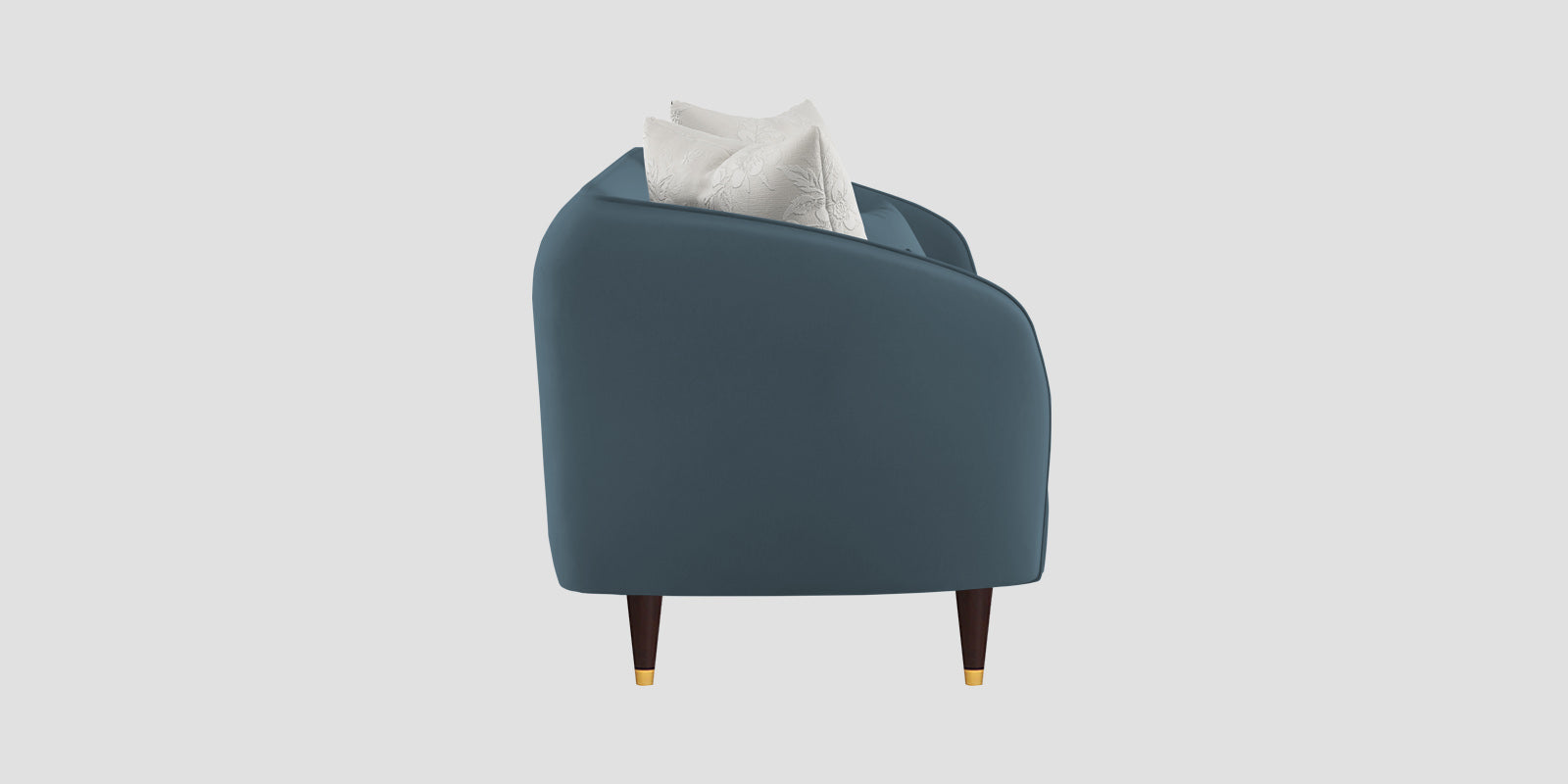 Hairo Velvet 2 Seater Sofa In Oxford Blue Colour - Febonic Living