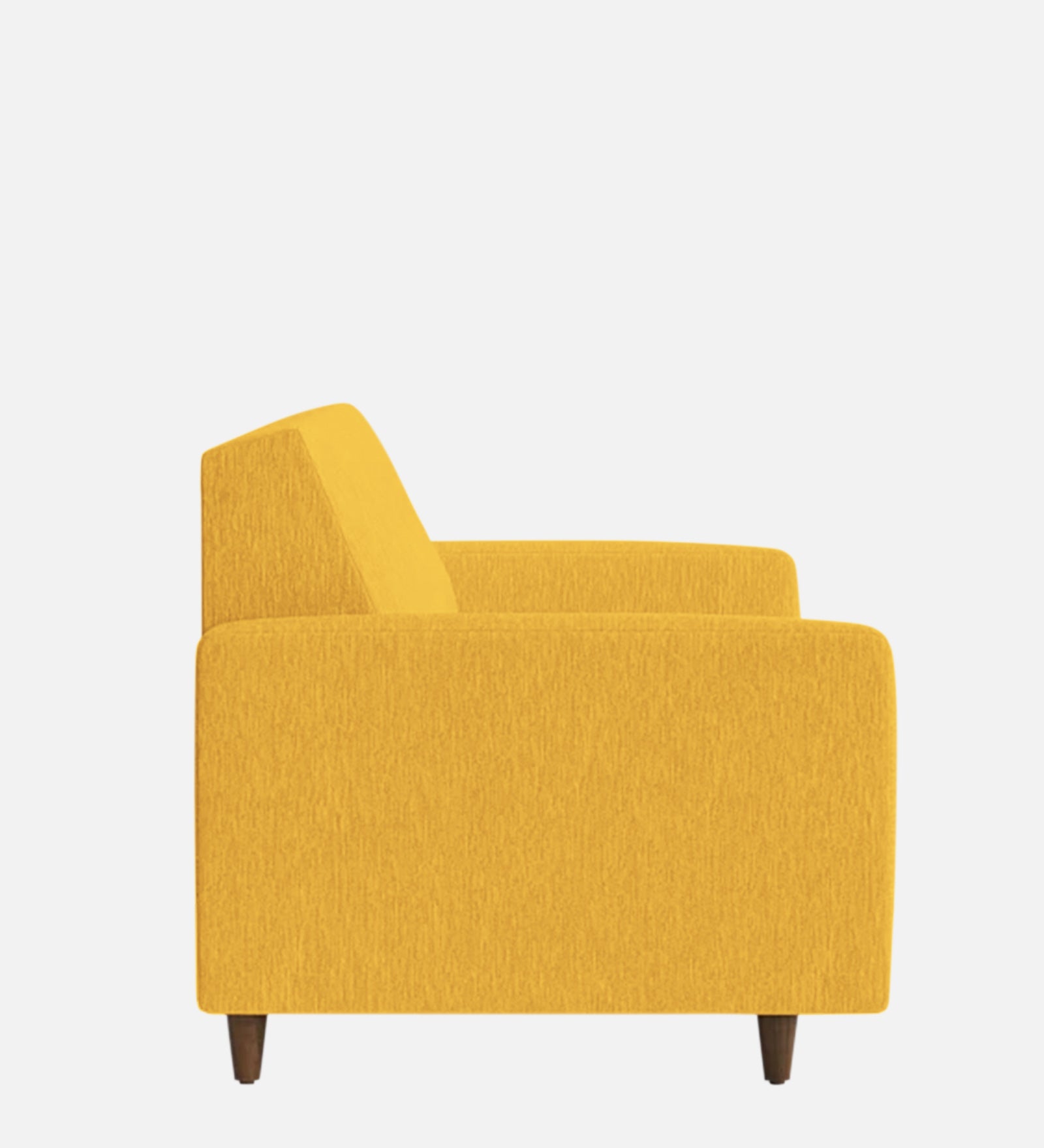 Timon Fabric 1 Seater Sofa In Bold Yellow Colour - Febonic Living