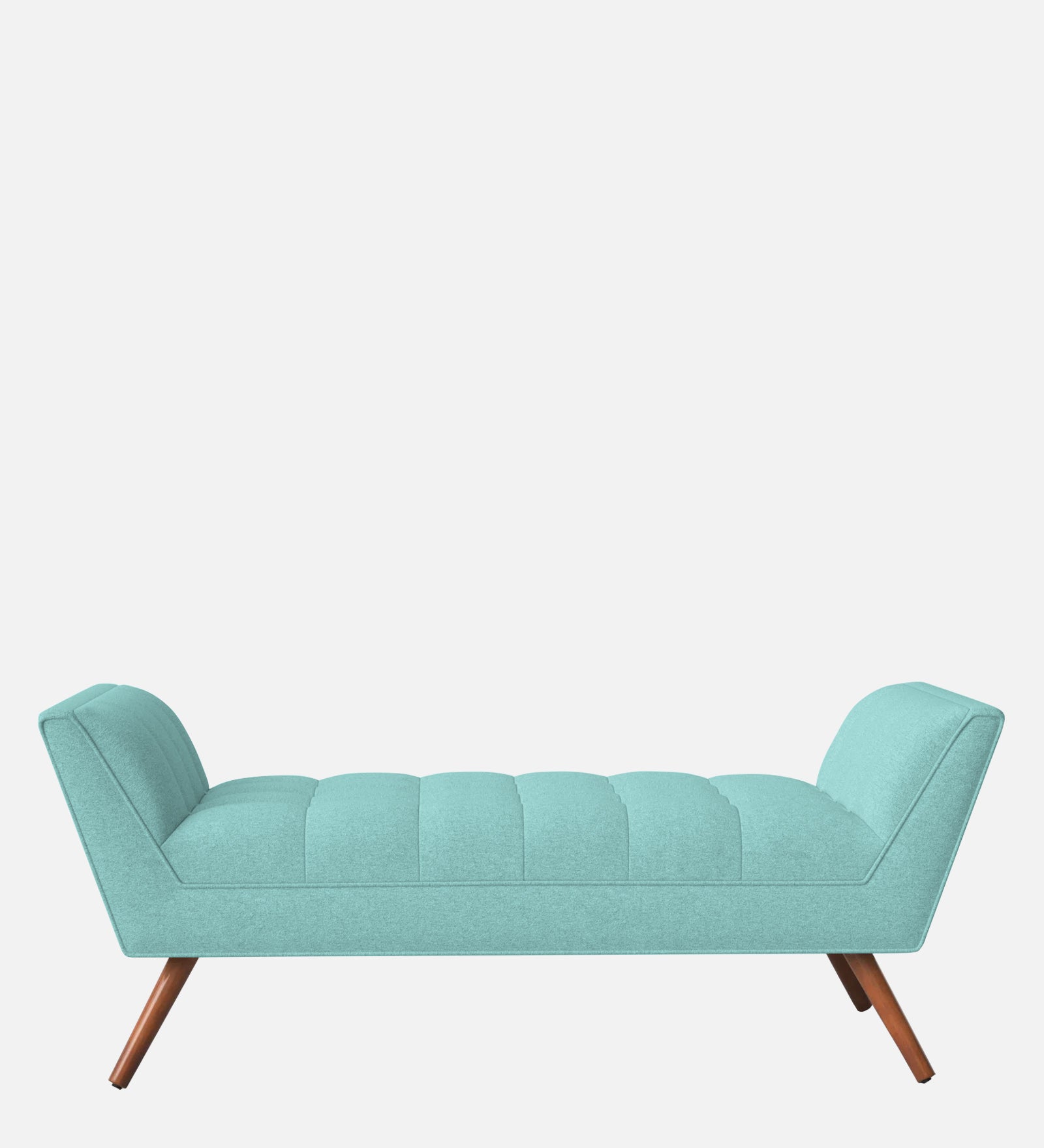 Cartes Velvet Bench In Barmunda Aqua Colour - Febonic Living