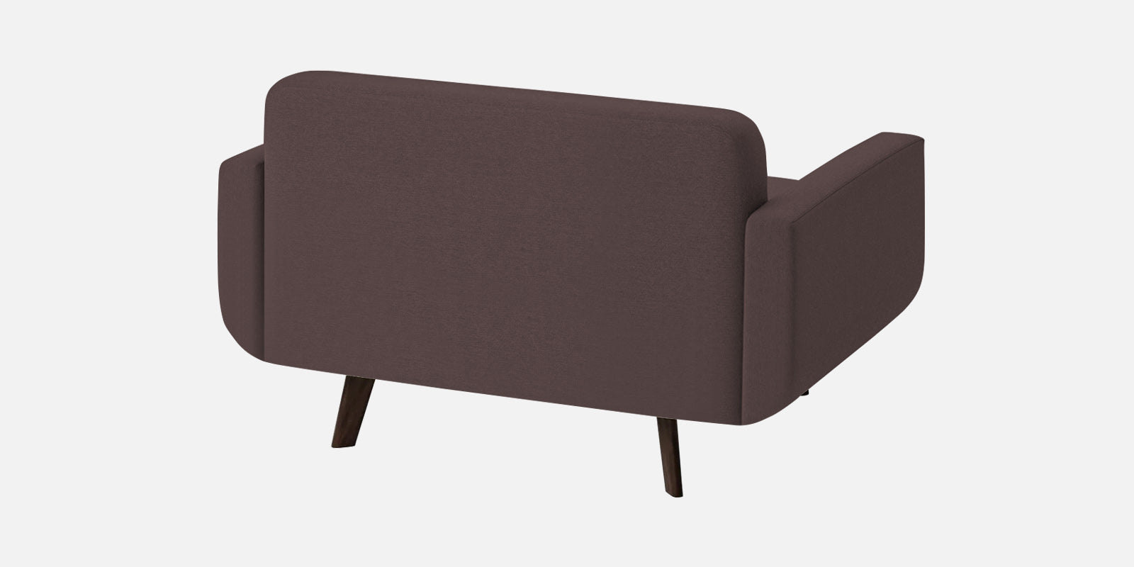 Marsela Fabric 2 Seater Sofa In Night Brown Colour - Febonic Living