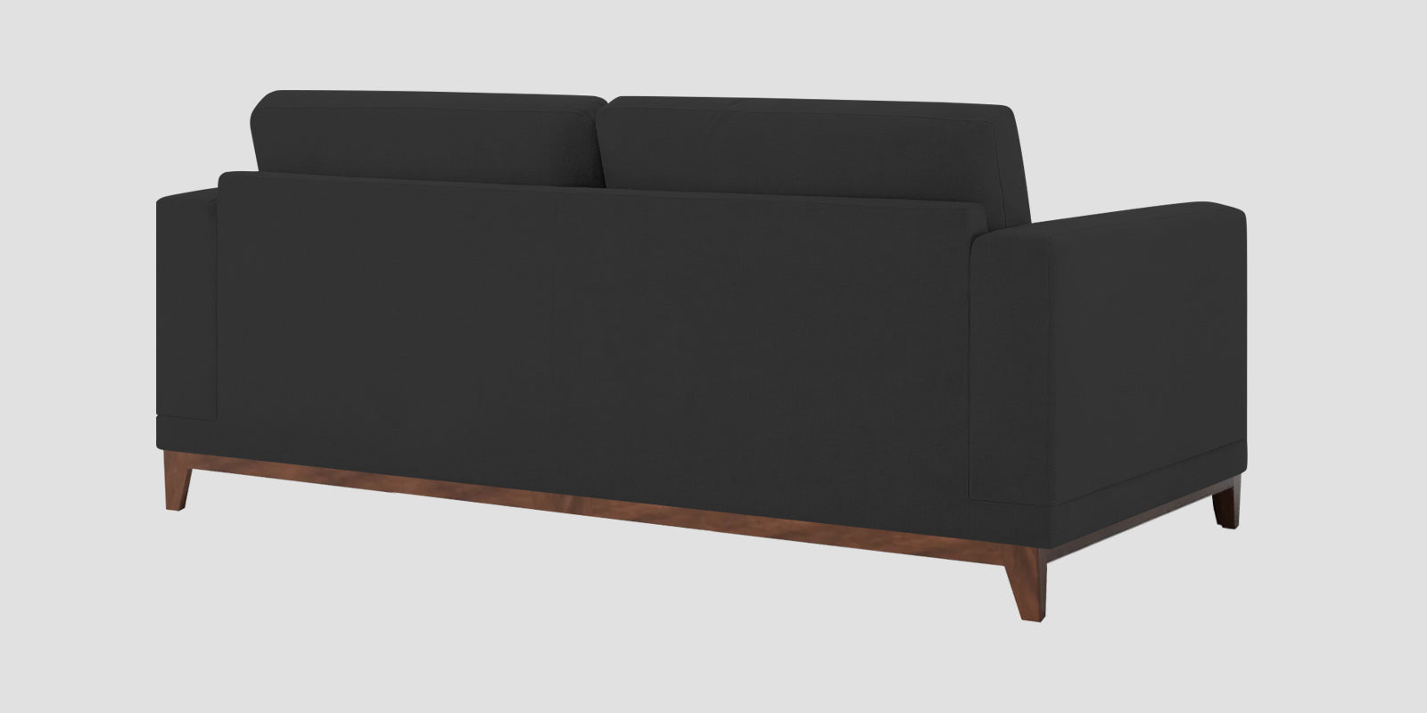 Esha Fabric 2 Seater Sofa In Bitter Black Colour - Febonic Living