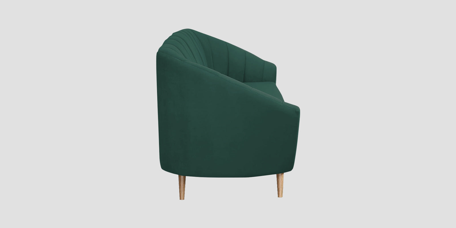 Kaylee Velvet 3 Seater Sofa In Amazon Green Colour - Febonic Living