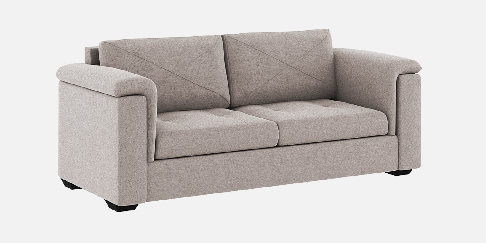 Andres Fabric 3 Seater Sofa In Storm Grey Colour - Febonic Living