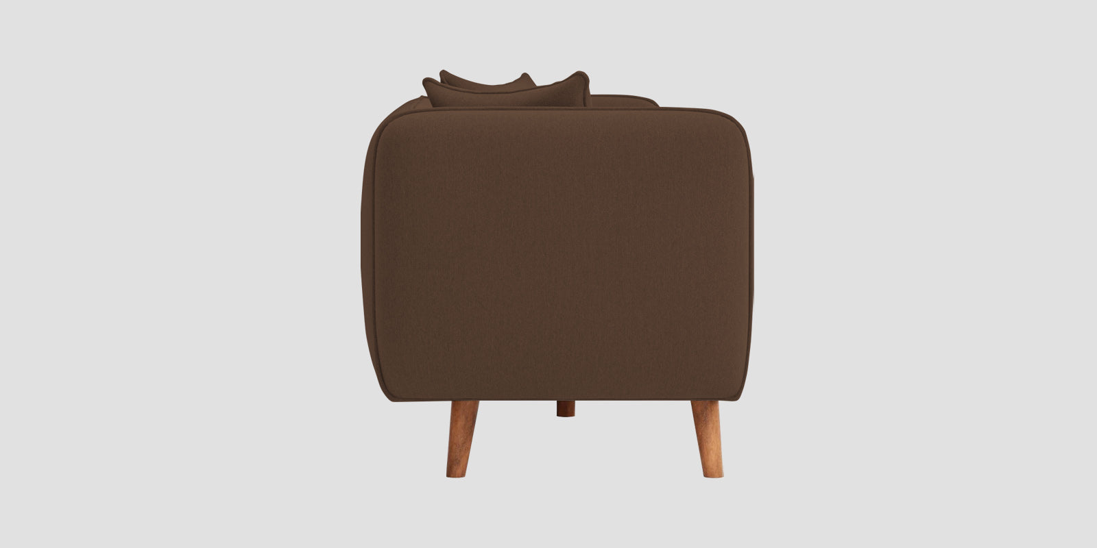Reva Fabric 3 Seater Sofa In Ash Brown Colour - Febonic Living