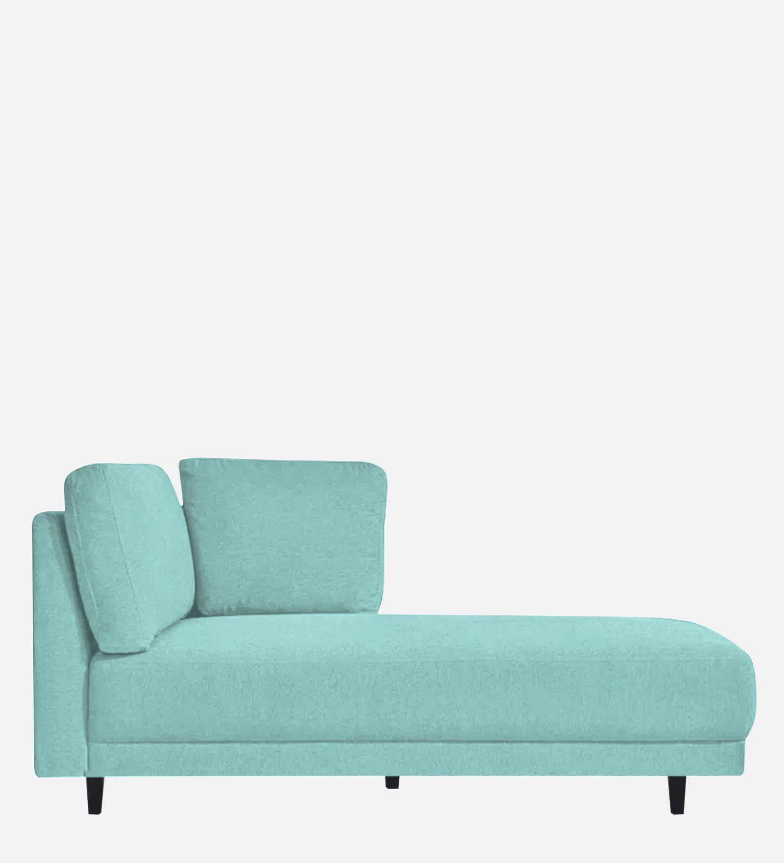 Jonze Velvet RHS Chaise Lounger In Barmunda Aqua Colour - Febonic Living