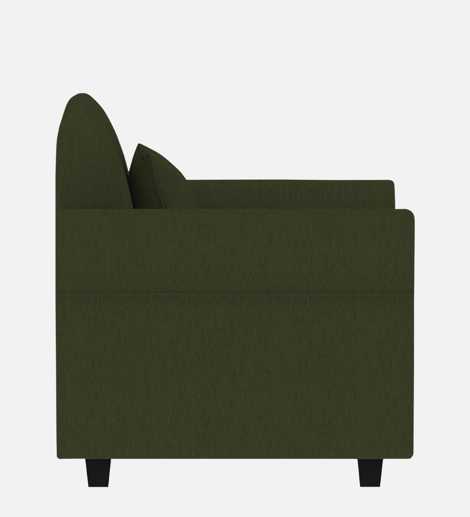 Derado Fabric 1 Seater Sofa In Olive Green Colour - Febonic Living