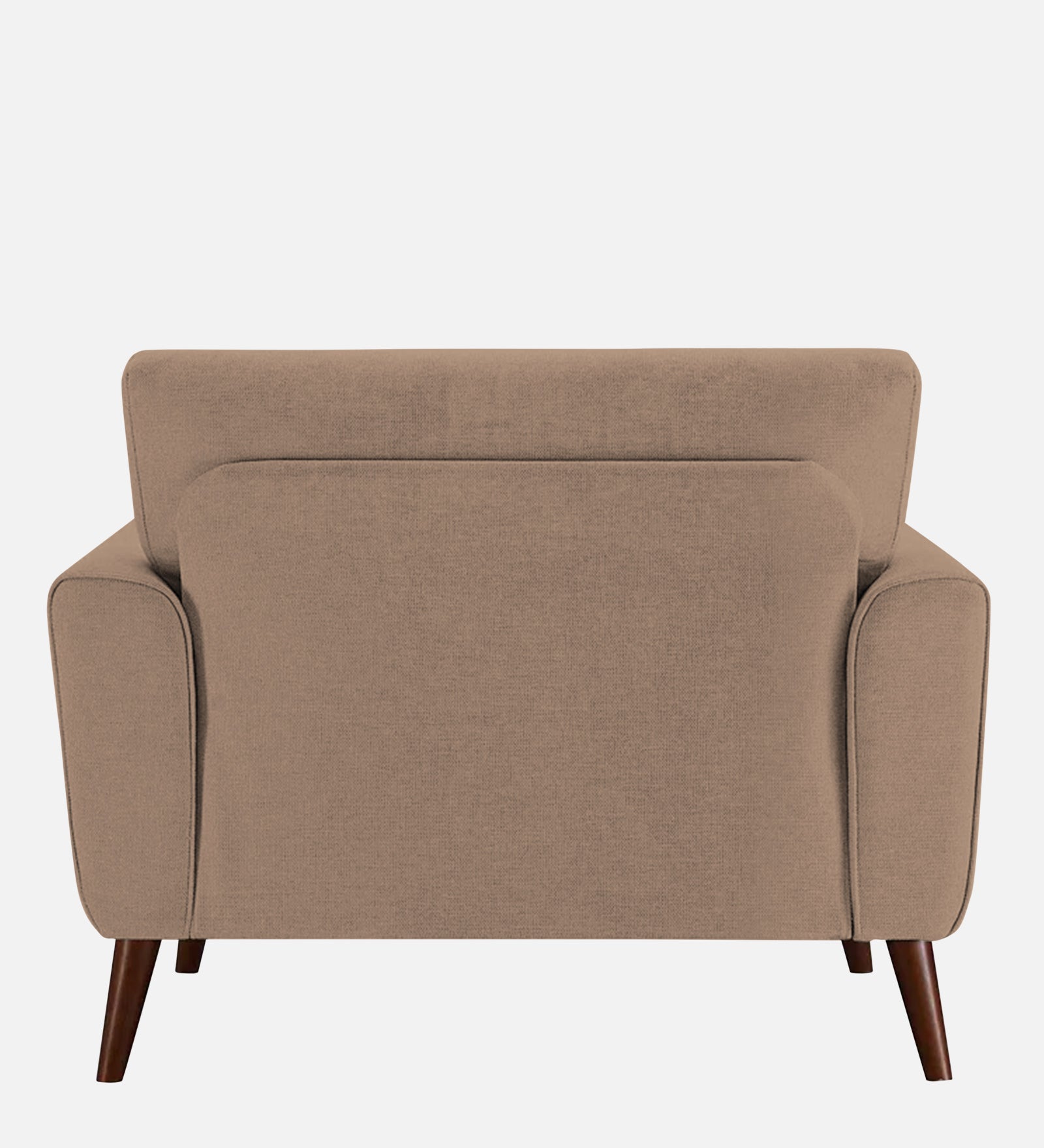 Castro Fabric 1 Seater Sofa In Cookie Beige Colour - Febonic Living