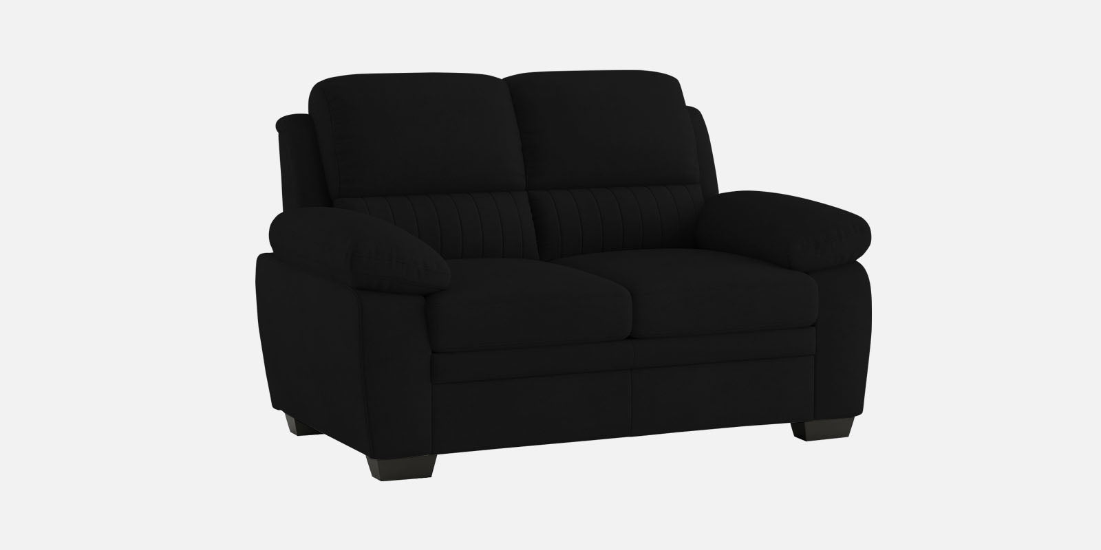Miranda Velvet 2 Seater Sofa In Adam Black Colour - Febonic Living