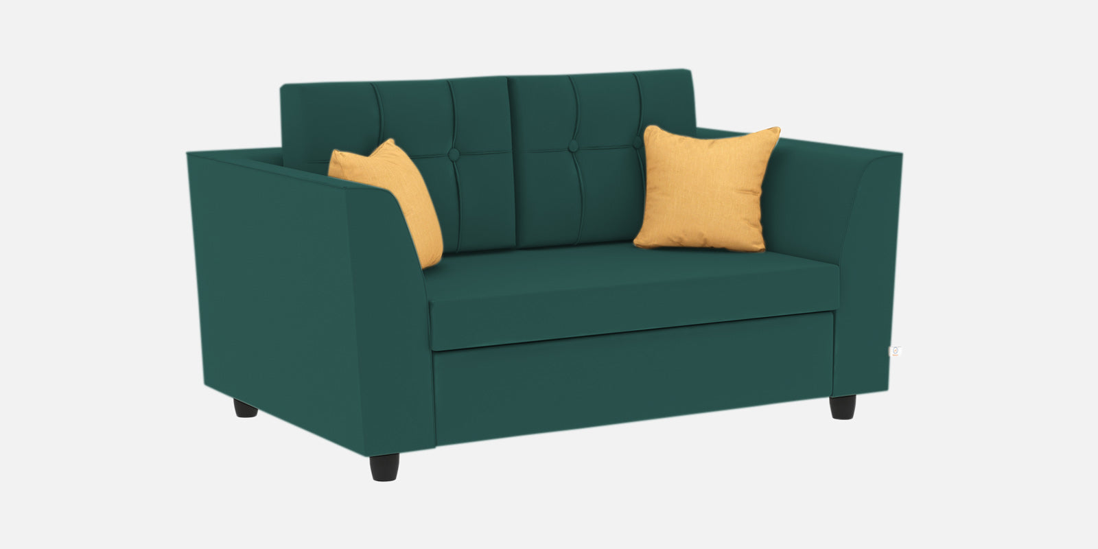 Nestin Velvet 2 Seater Sofa in Pine Green Colour