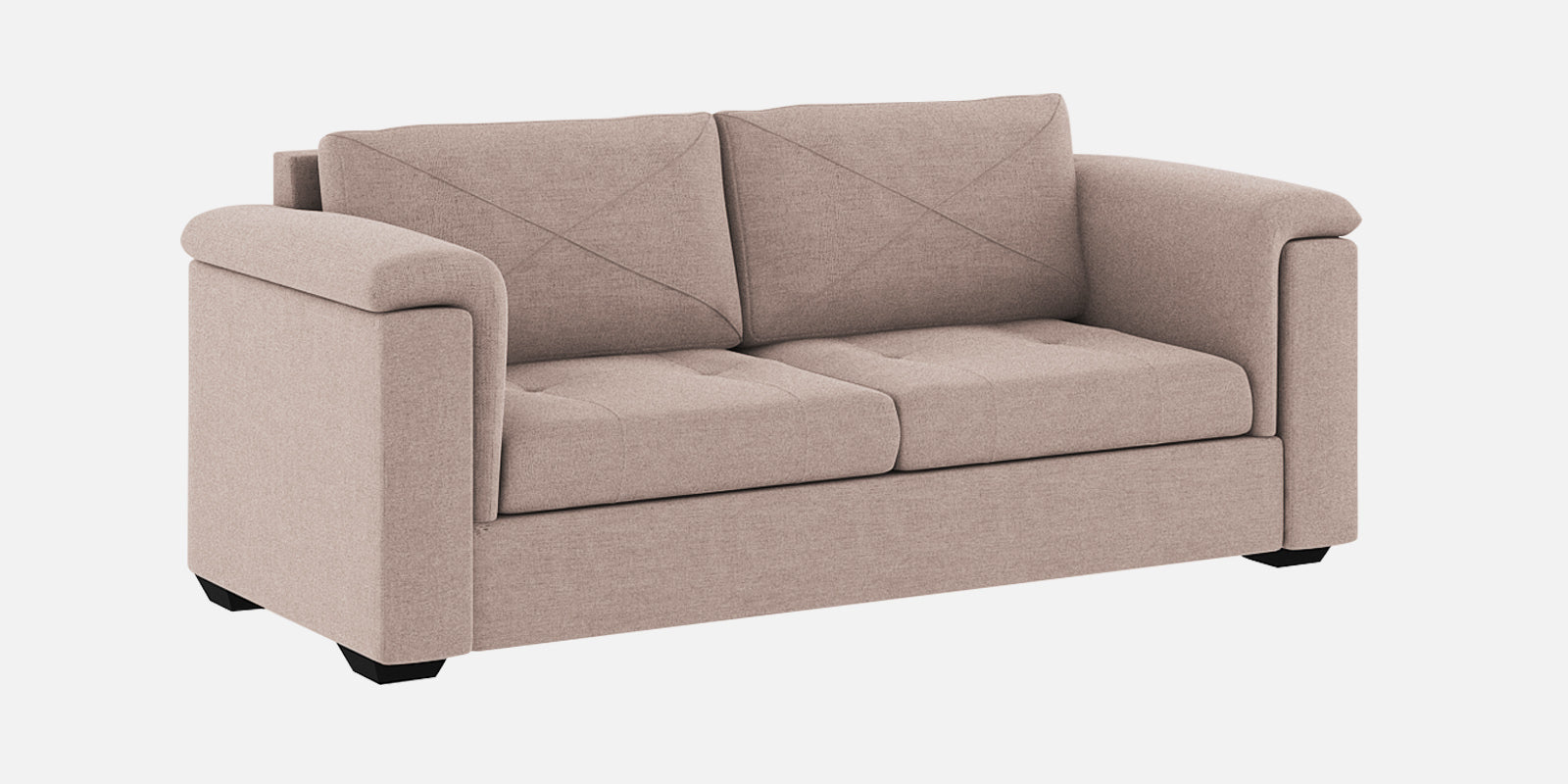 Andres Fabric 3 Seater Sofa In Mush Beige Colour - Febonic Living