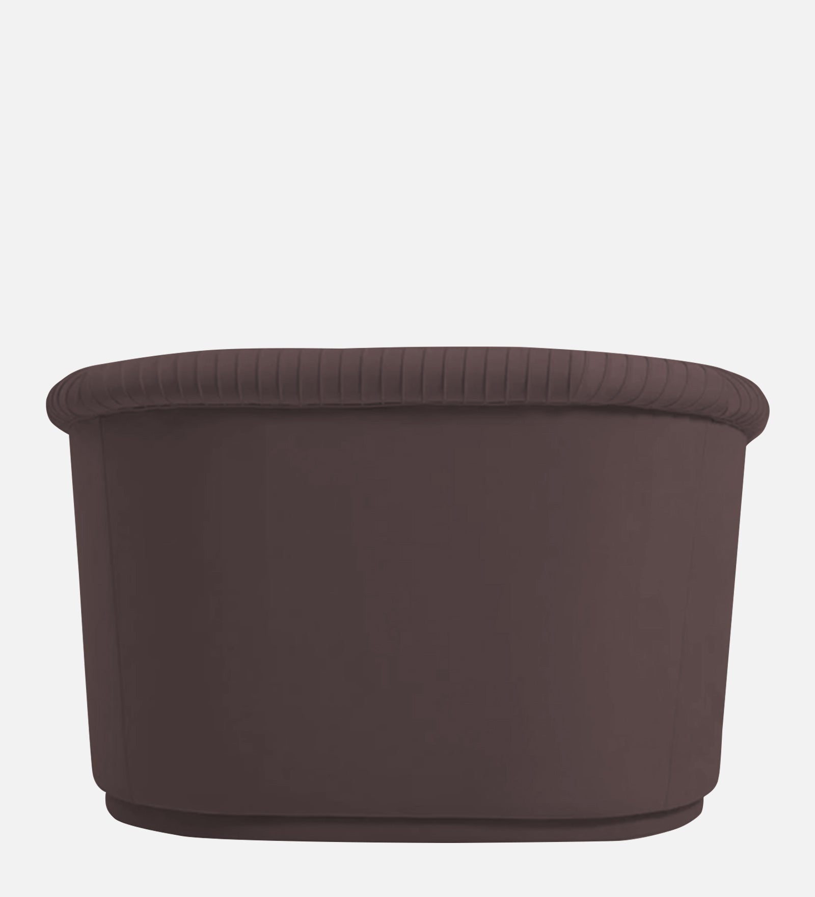 Yara Velvet Fabric 1 Seater Sofa In Mocha Brown Colour - Febonic Living