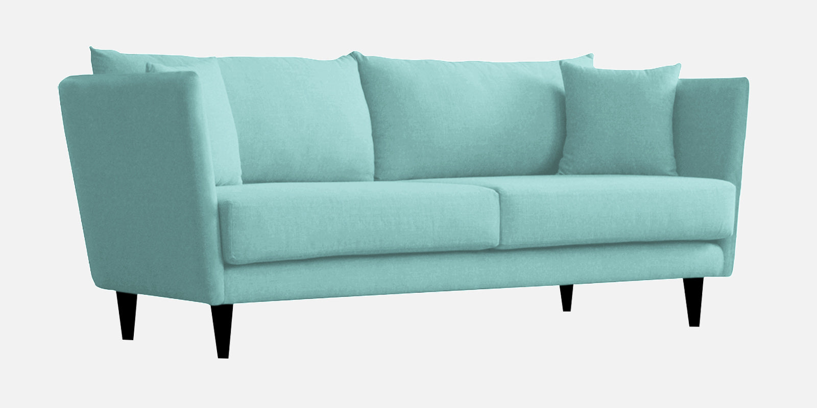 Norway Velvet 3 Seater Sofa In Barmunda Aqua Colour - Febonic Living