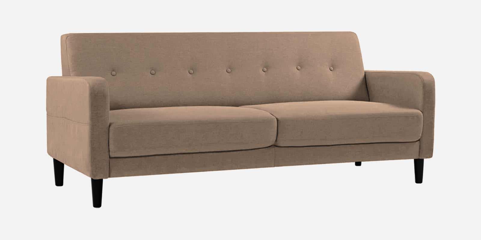 Marq Fabric 3 Seater Sofa In Cookie Beige Colour - Febonic Living