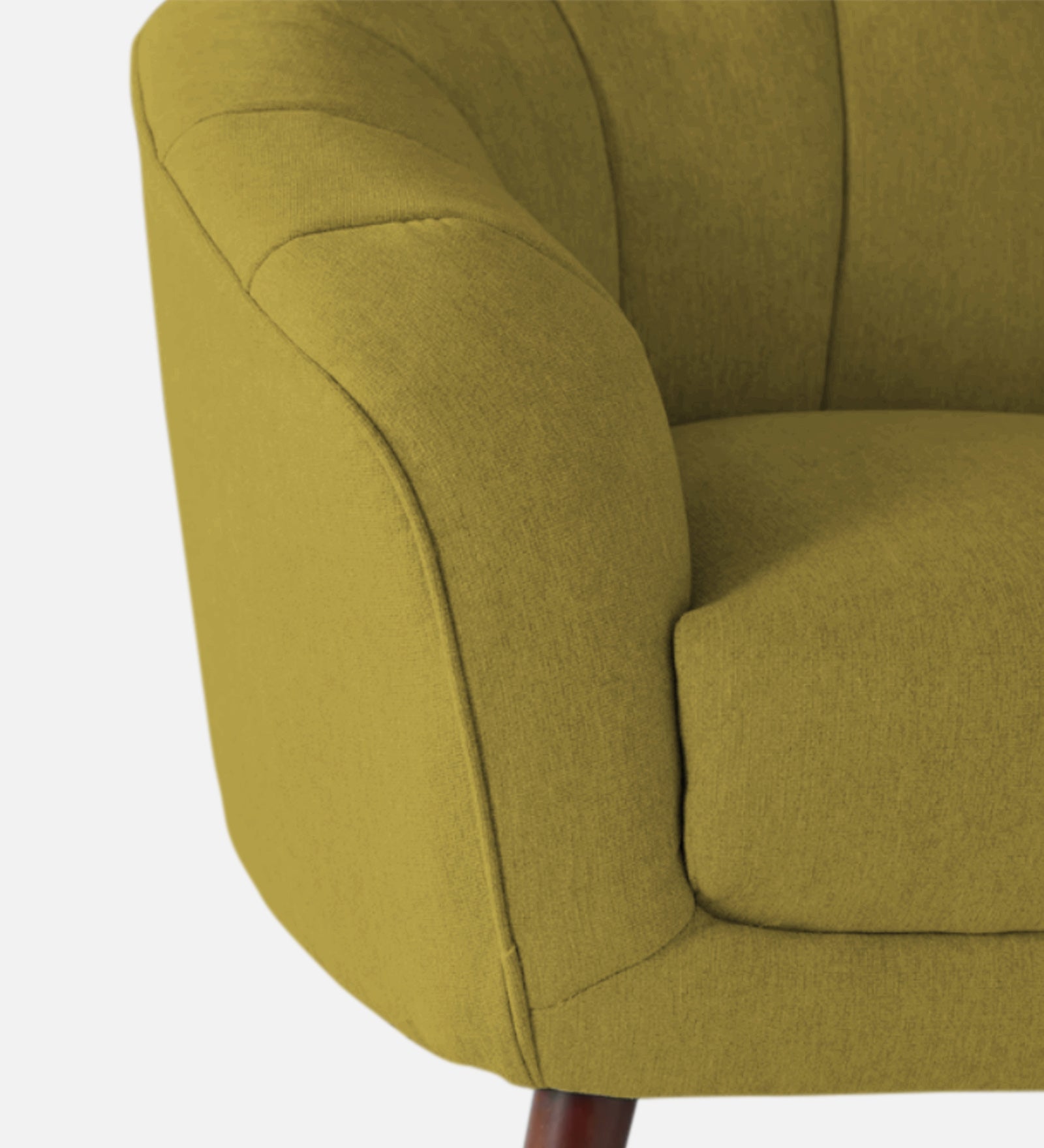 Benjamin Fabric 1 Seater Sofa In Parrot Green Colour - Febonic Living
