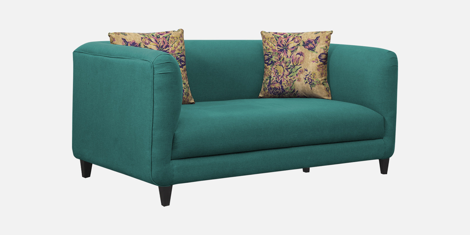 Niki Fabric 2 Seater Sofa In Sea Green Colour - Febonic Living