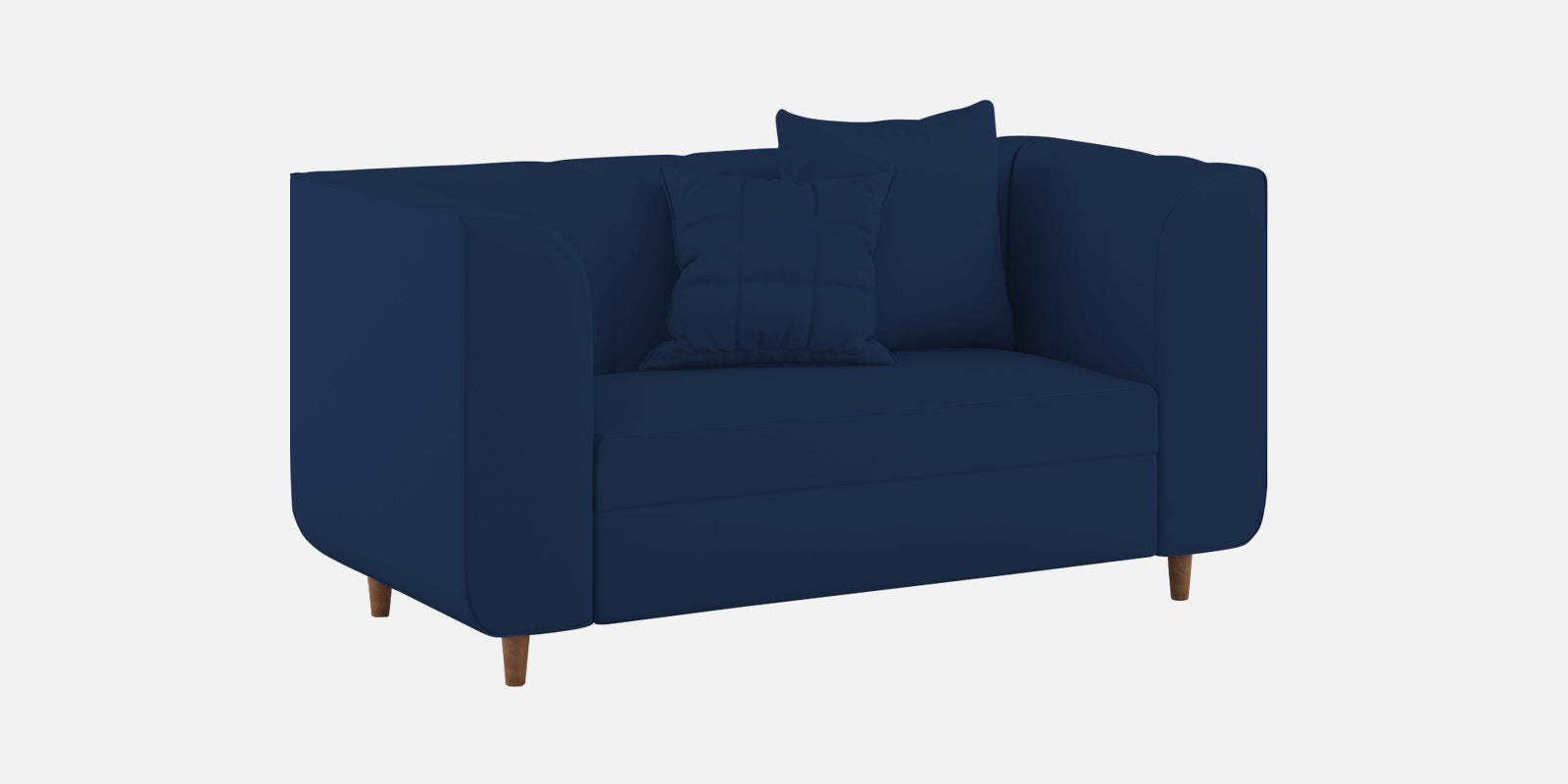 Sumo Velvet 2 Seater Sofa In Imperial Blue Colour - Febonic Living