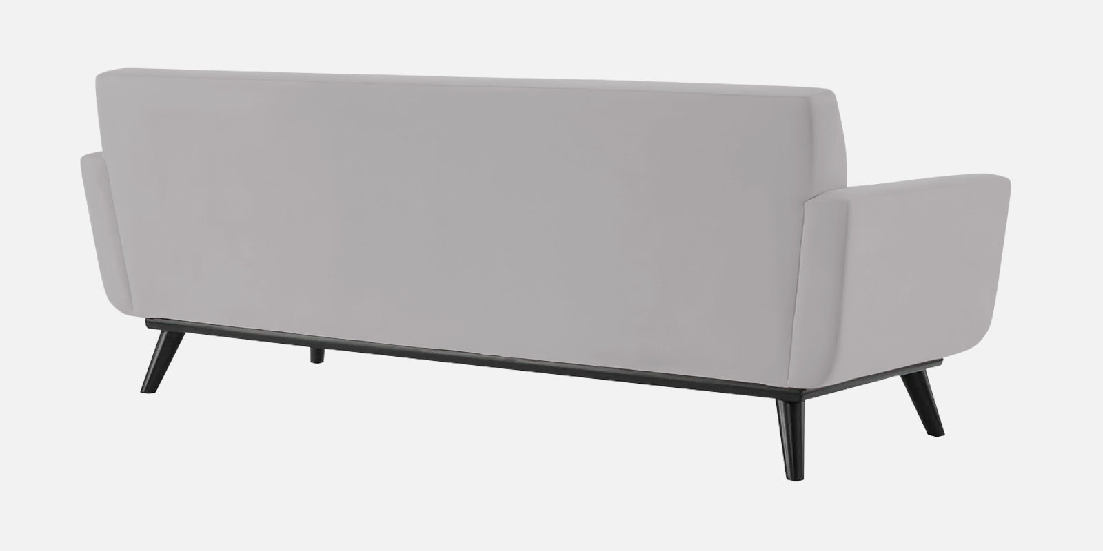 Tucker Velvet 3 Seater Sofa In Concrete Brown Colour - Febonic Living