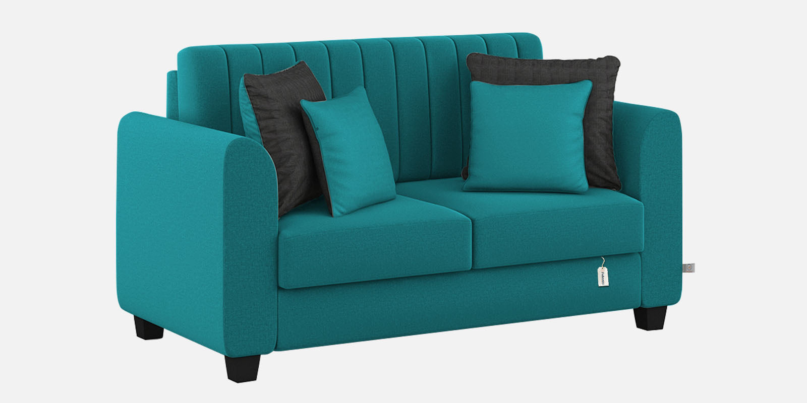 Cosmic Fabric 2 Seater Sofa In Sea Green Colour - Febonic Living