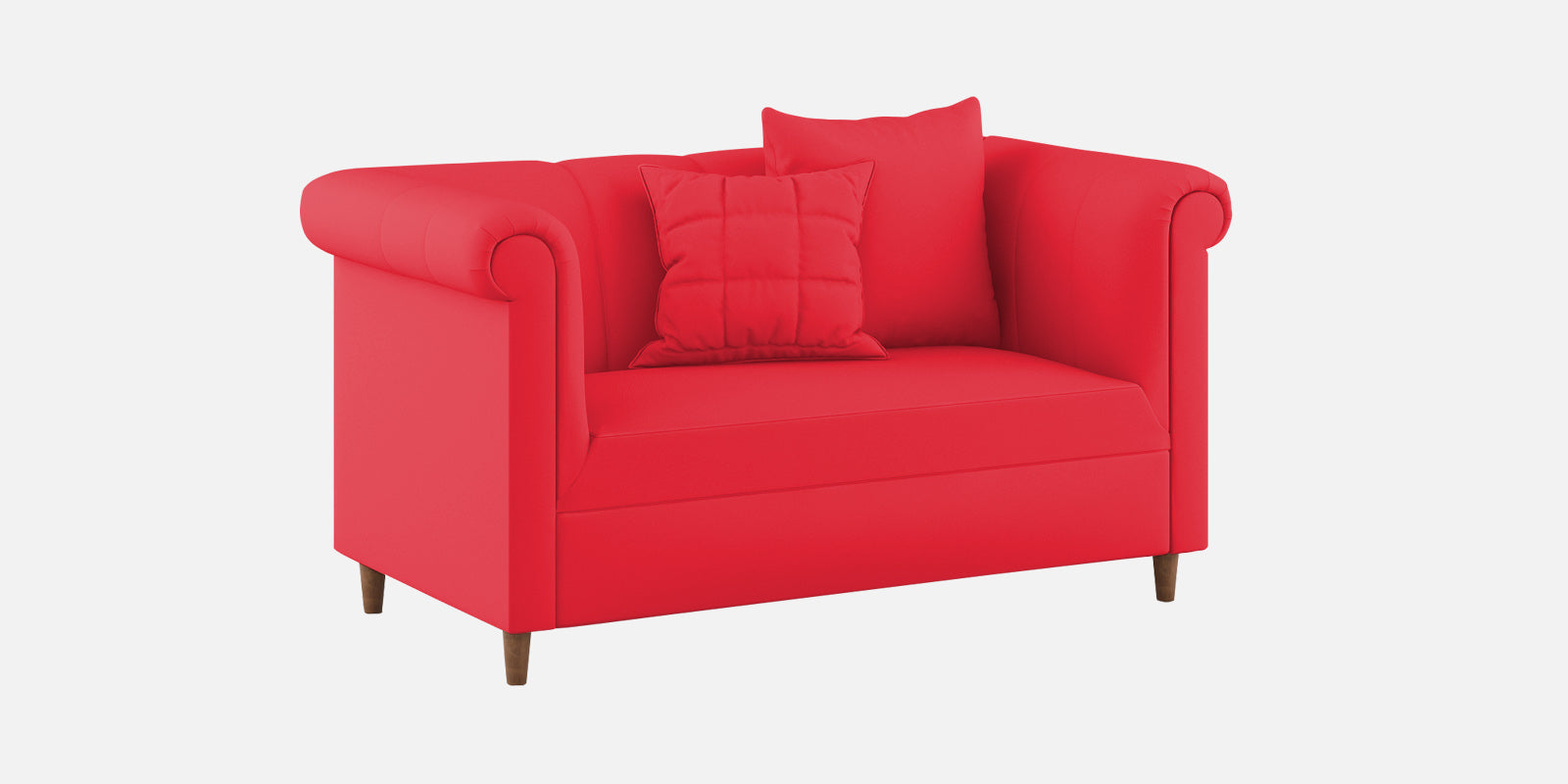 Rubi Velvet 2 Seater Sofa in Ox Blood Maroon Colour