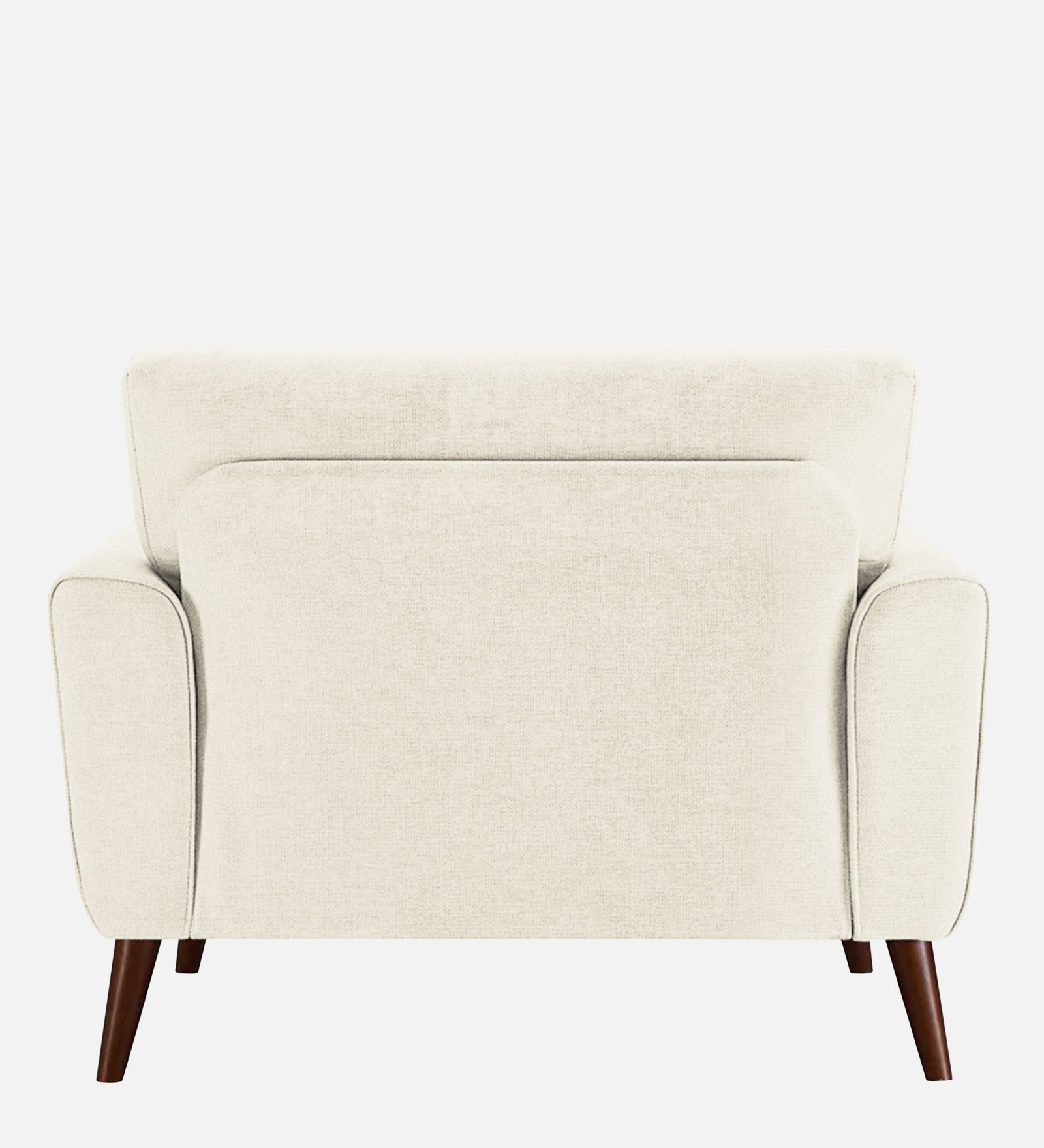 Castro Fabric 1 Seater Sofa In Ivory Cream Colour - Febonic Living