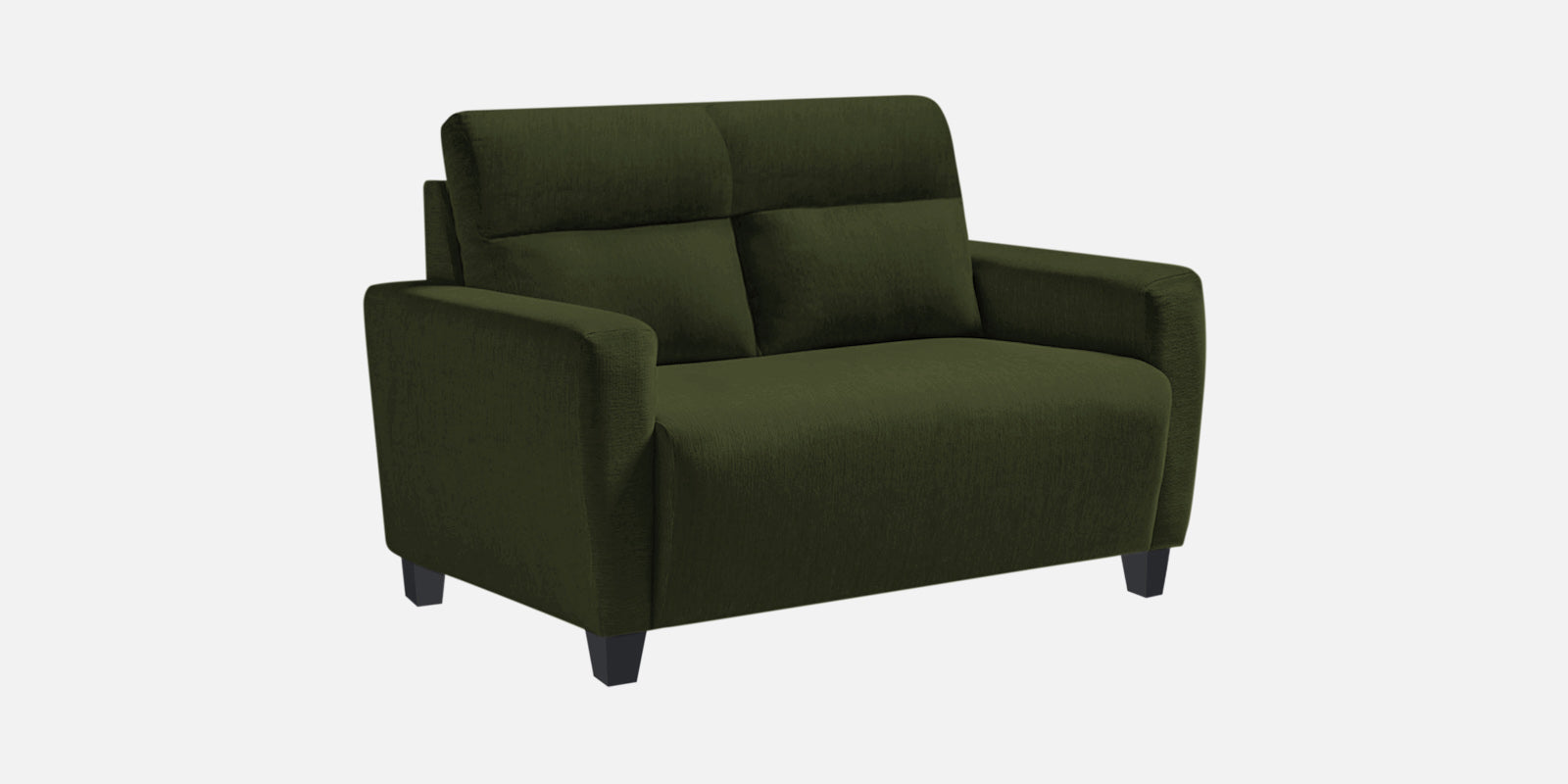 Bakadi Fabric 2 Seater Sofa In Olive Green Colour - Febonic Living