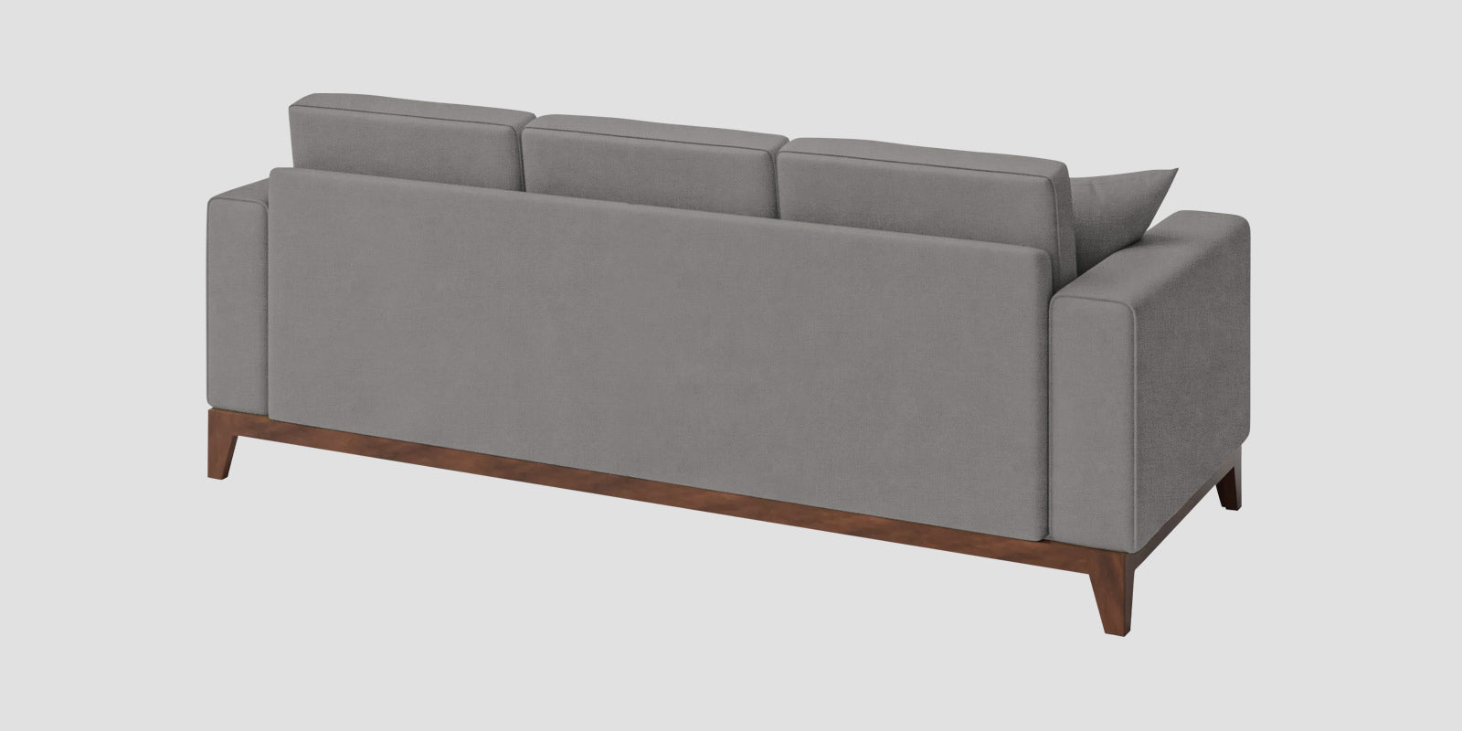 Luca Fabric 3 Seater Sofa In Silver Grey Colour - Febonic Living