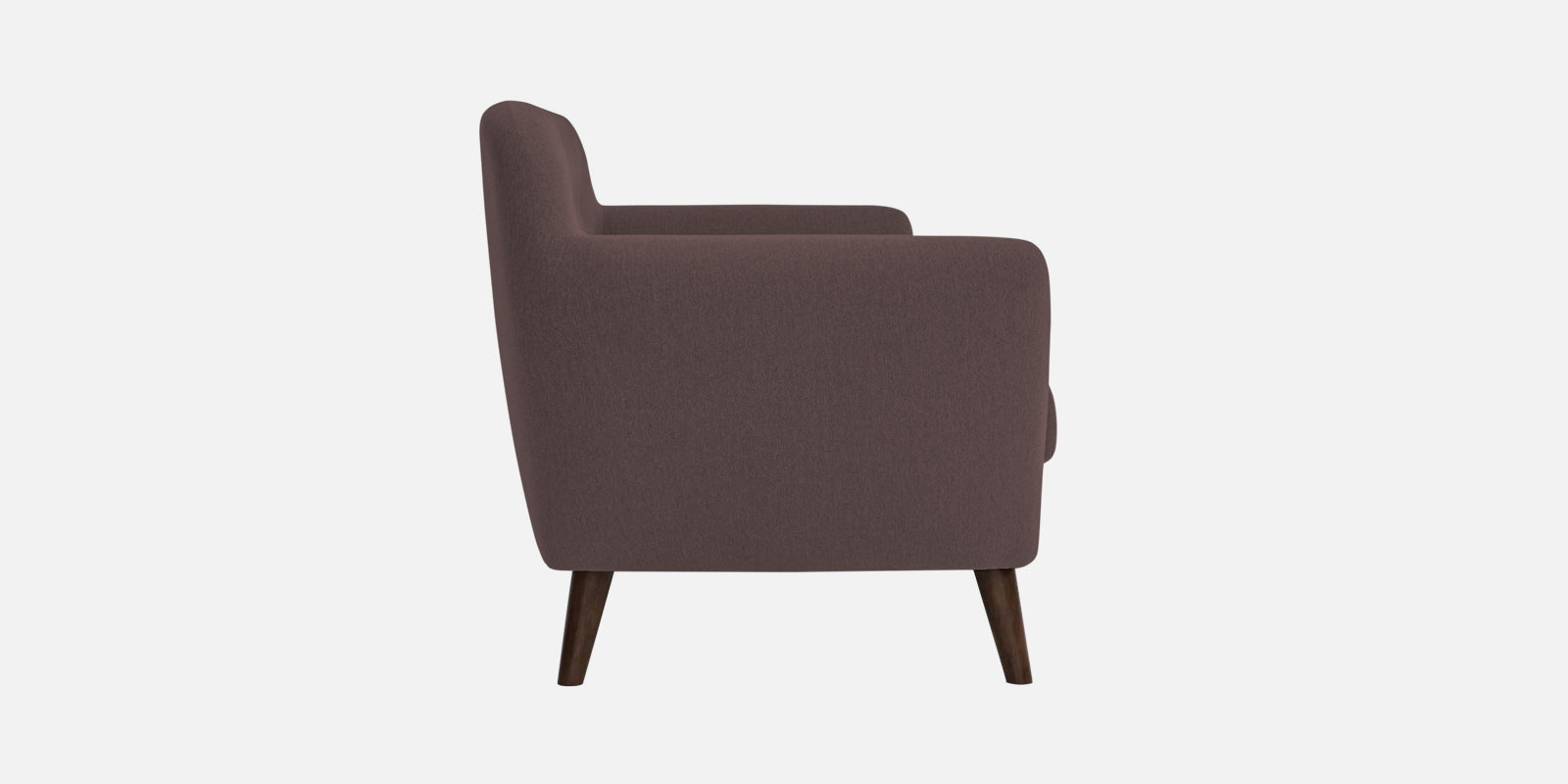 Goofy Fabric 3 Seater Sofa In Night Brown Colour - Febonic Living
