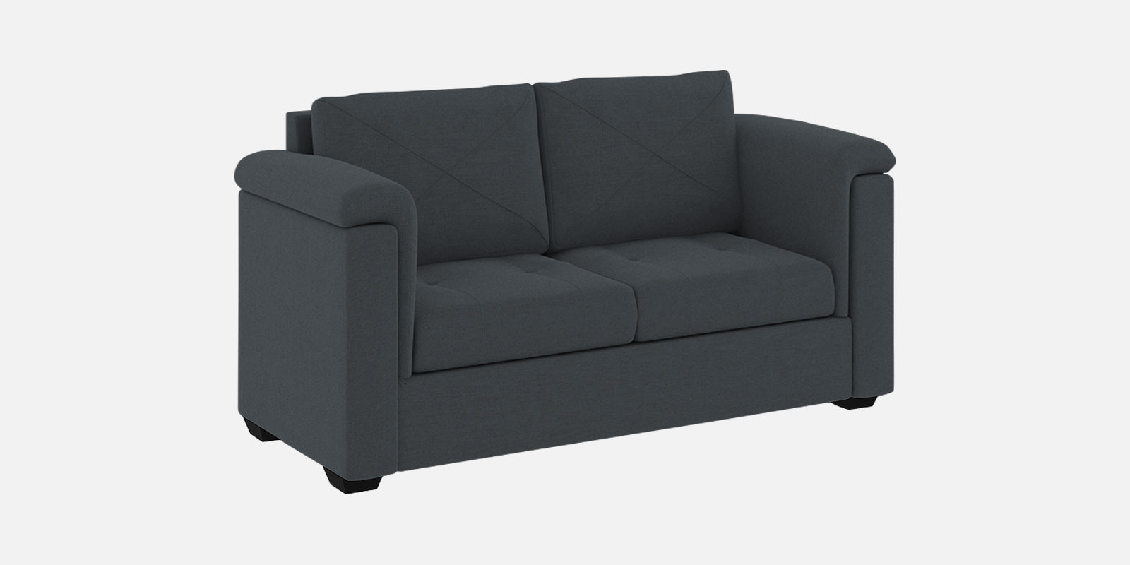 Andres Fabric 2 Seater Sofa In Dub Grey Colour - Febonic Living