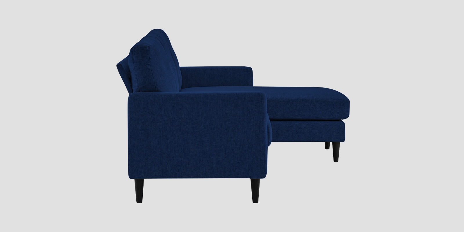 Romie Fabric LHS Sectional Sofa (2+Lounger) In Royal Blue Colour - Febonic Living