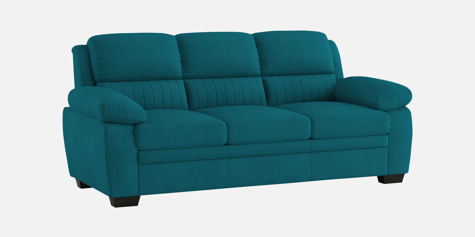 Miranda Velvet 3 Seater Sofa In Pine green Colour - Febonic Living