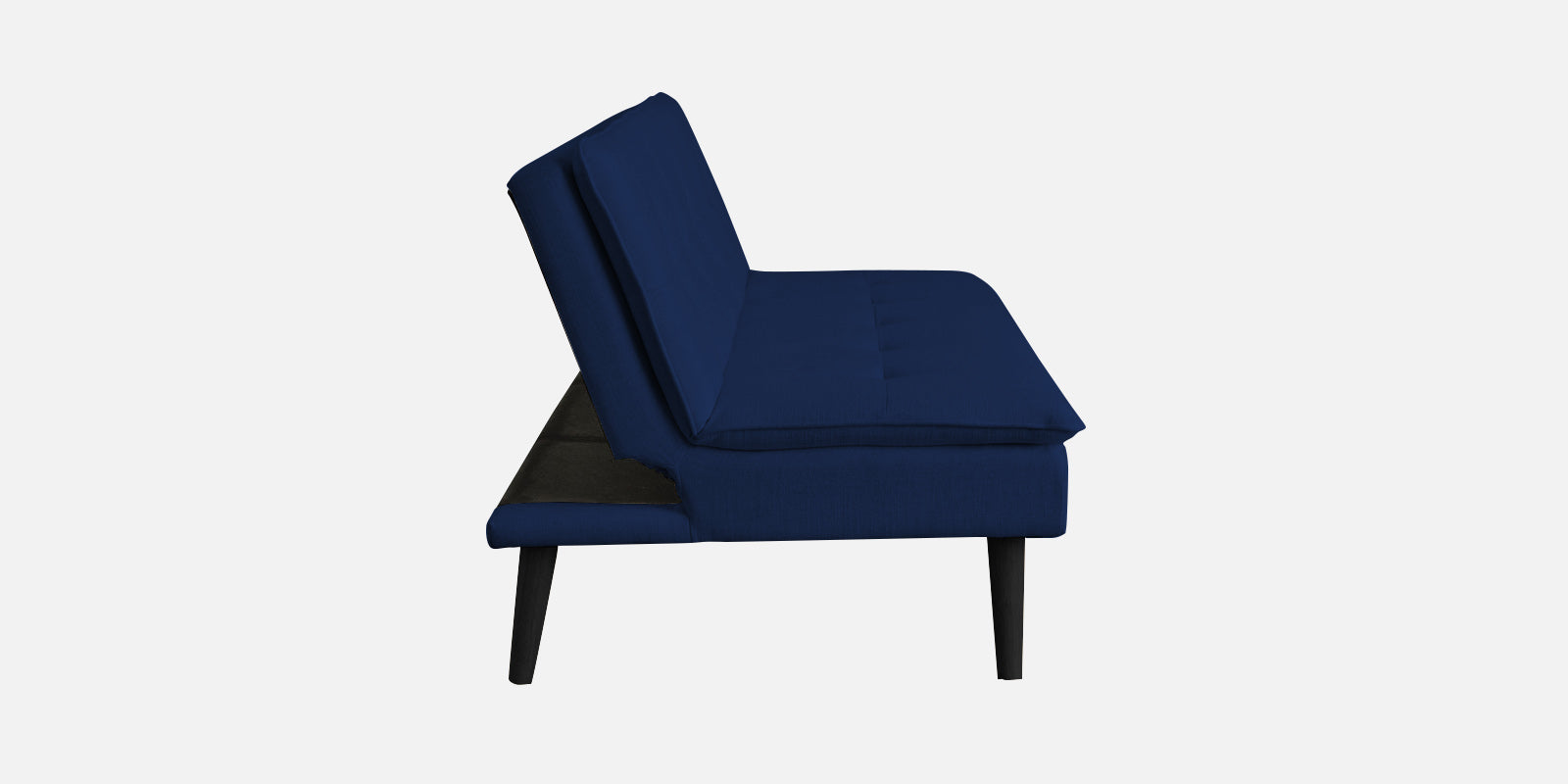 Toner Fabric 3 Seater Convertible Sofa Cum Bed In Royal Blue Colour - Febonic Living
