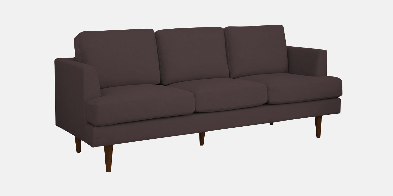 Motra Velvet 3 Seater Sofa In Mocha Brown Colour - Febonic Living