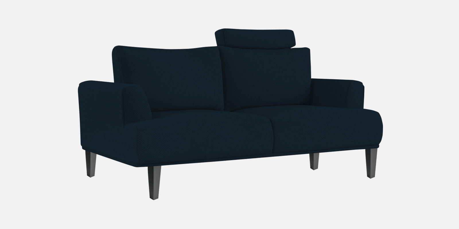 Como Fabric 2 Seater Sofa In Denim Blue Colour - Febonic Living