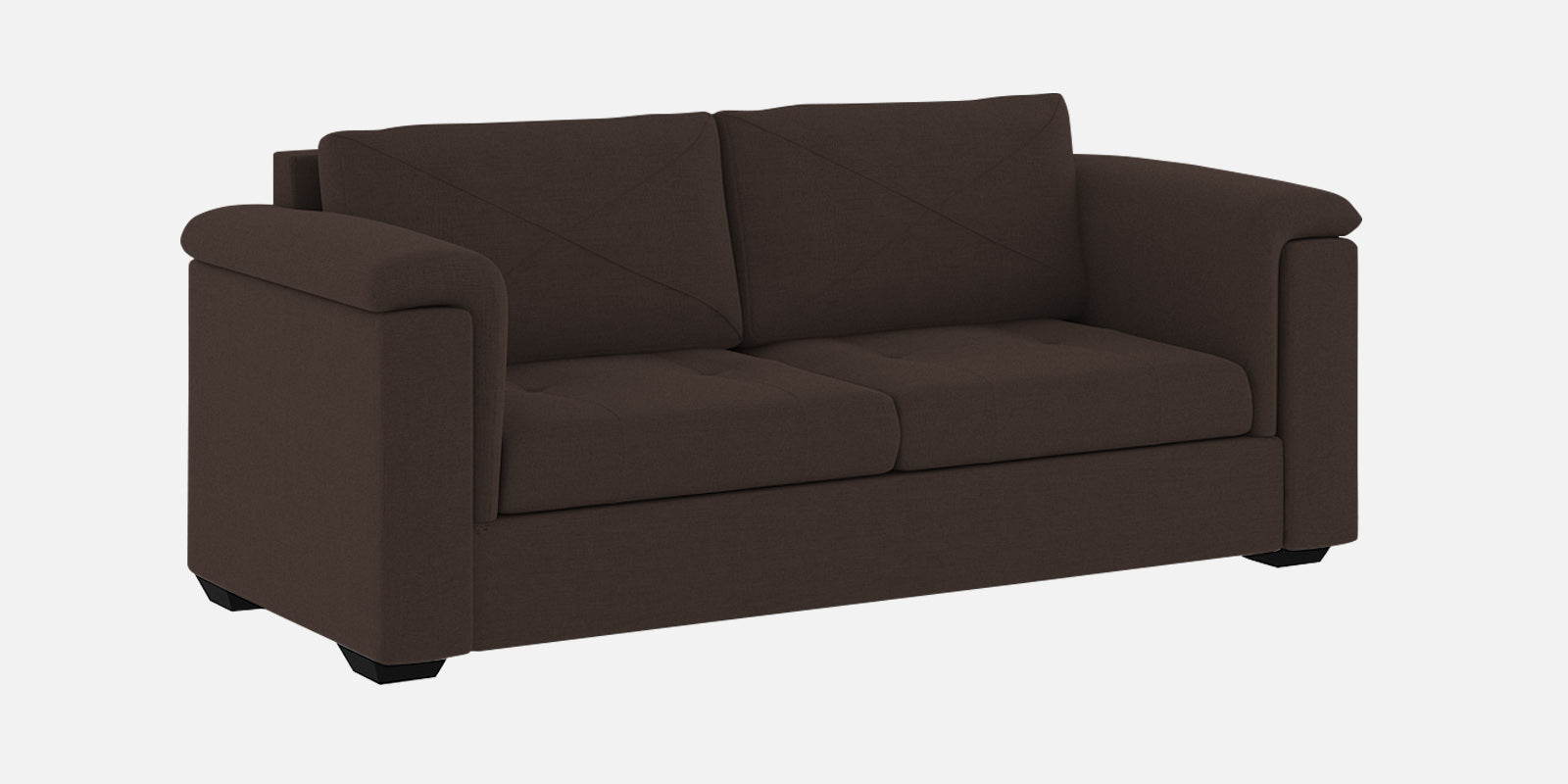 Andres Fabric 3 Seater Sofa In Coco Brown Colour - Febonic Living