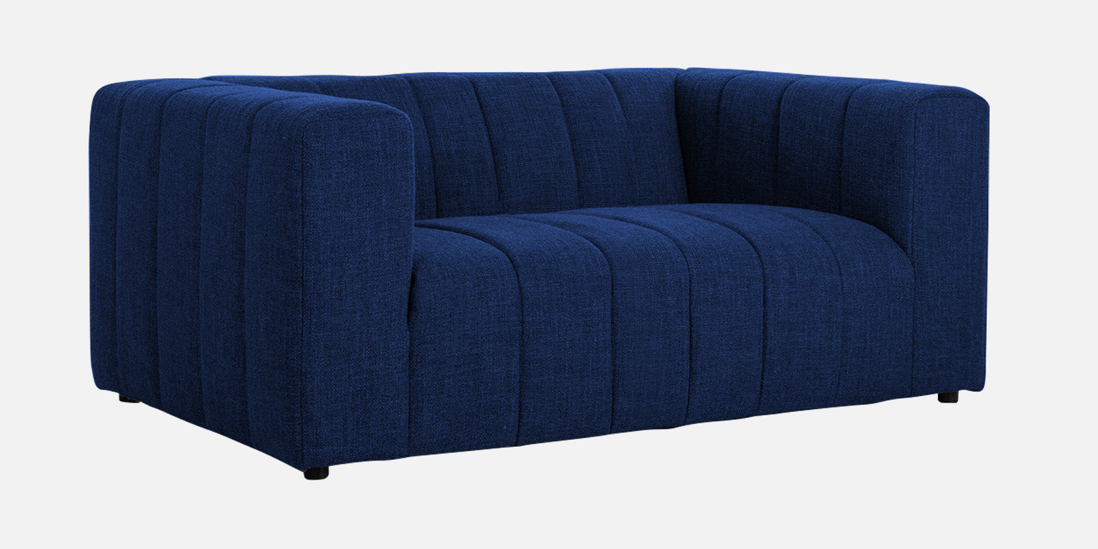 Lara Fabric 2 Seater Sofa In Royal Blue Colour - Febonic Living