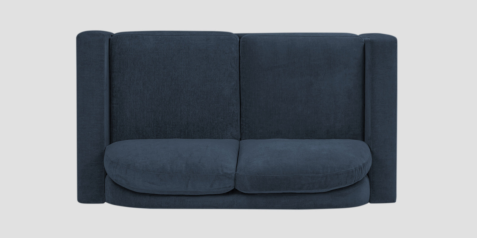 Dara Fabric 2 Seater Sofa In Denim Blue Colour - Febonic Living