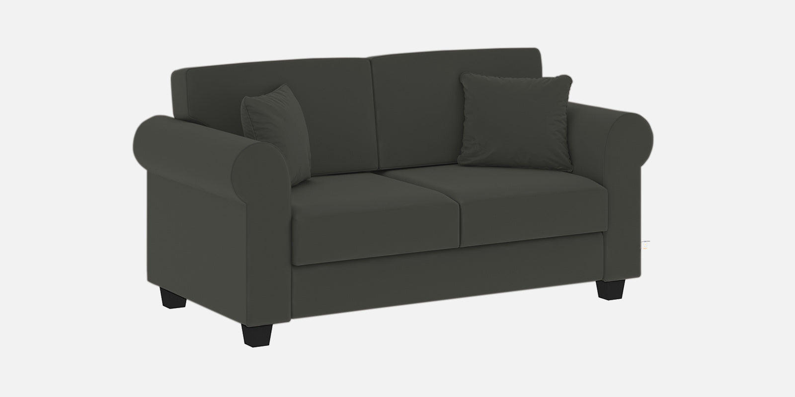 Numonk Velvet 2 Seater Sofa In Hory Grey Colour - Febonic Living