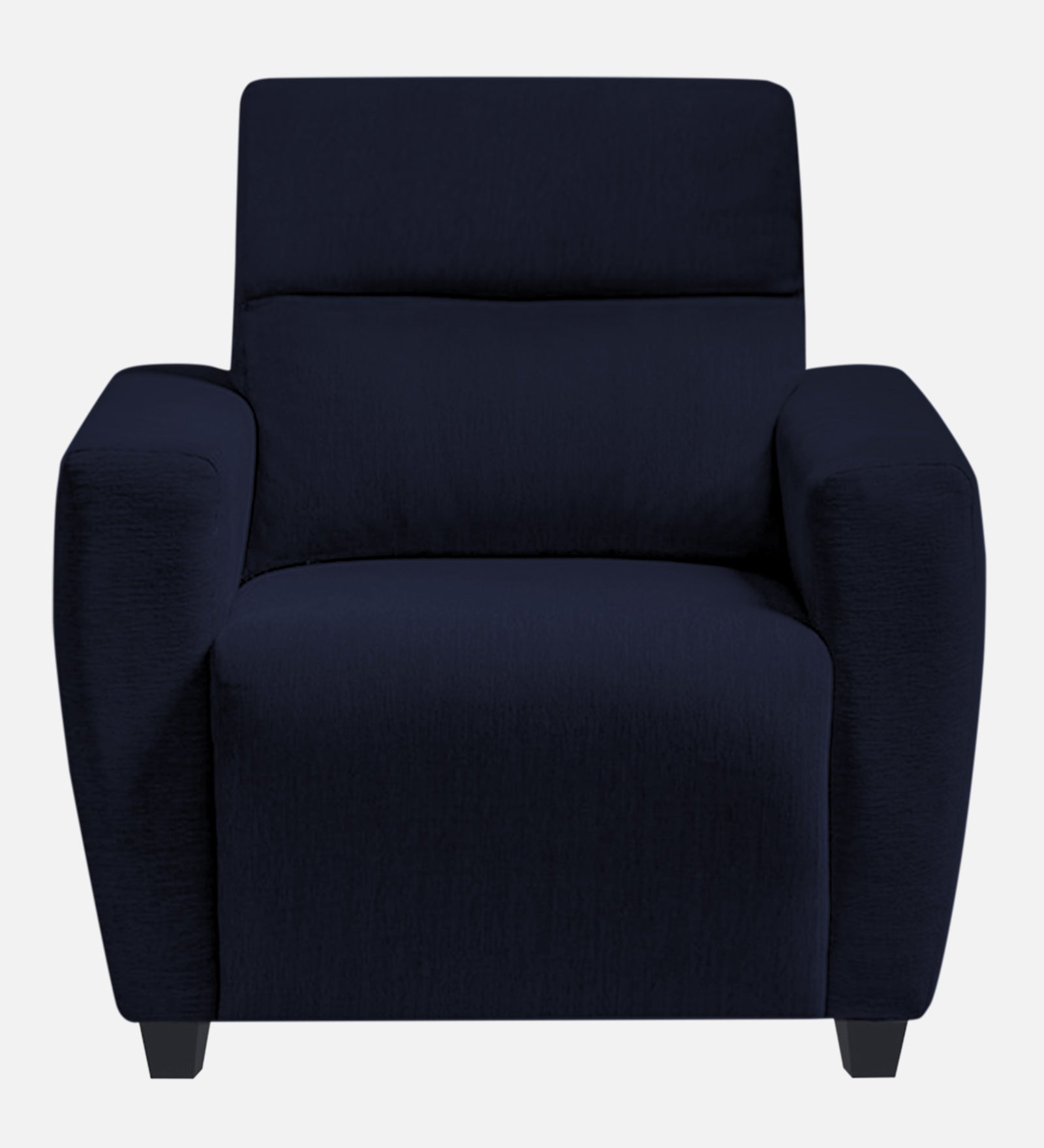 Bakadi Fabric 1 Seater Sofa In Royal blue Colour - Febonic Living