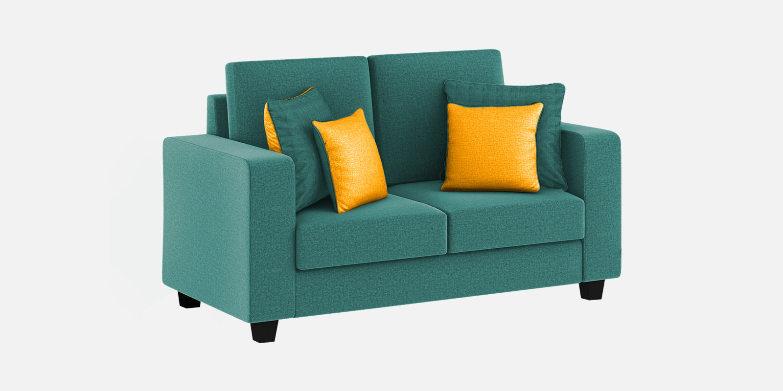 Nabi Fabric 2 Seater Sofa In Sea Green Colour - Febonic Living