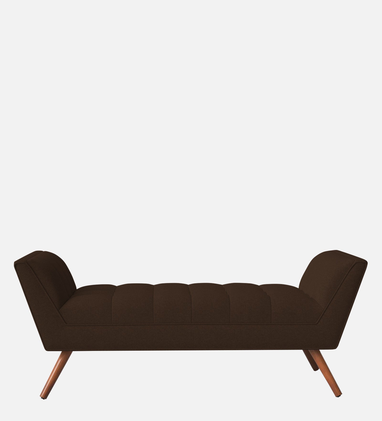 Cartes Velvet Bench In Cholocate Brown Colour - Febonic Living