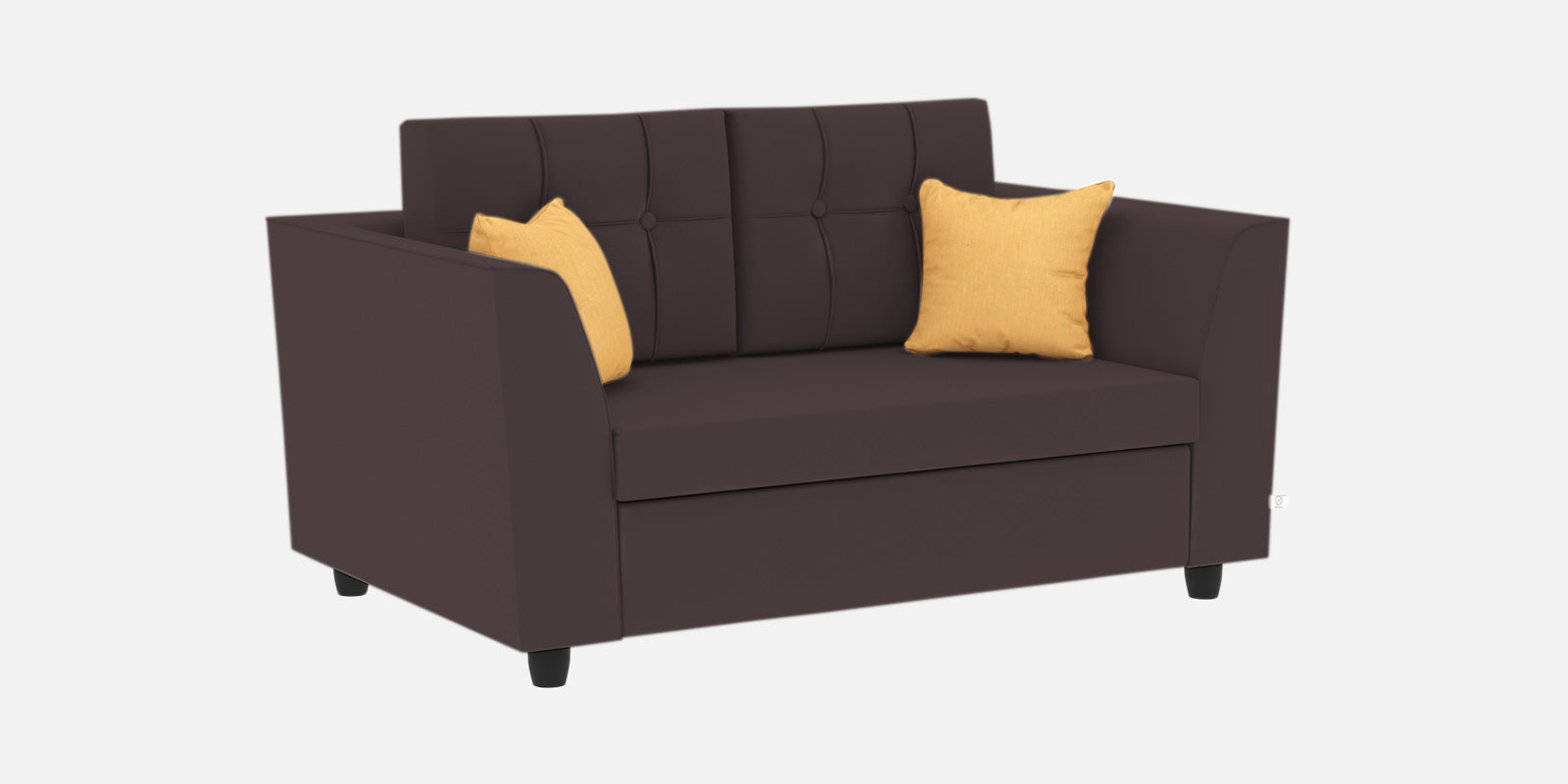 Nestin Velvet 2 Seater Sofa In Mocha Brown Colour - Febonic Living