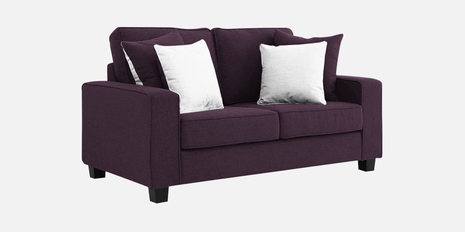 Ladybug Fabric 2 Seater Sofa In Greek Purple Colour - Febonic Living