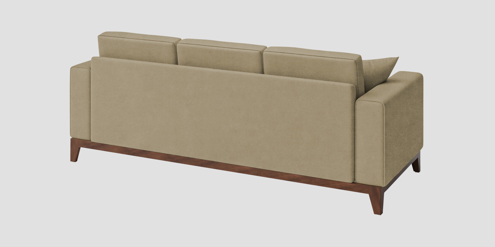 Luca Fabric 3 Seater Sofa In Honey Beige Colour - Febonic Living