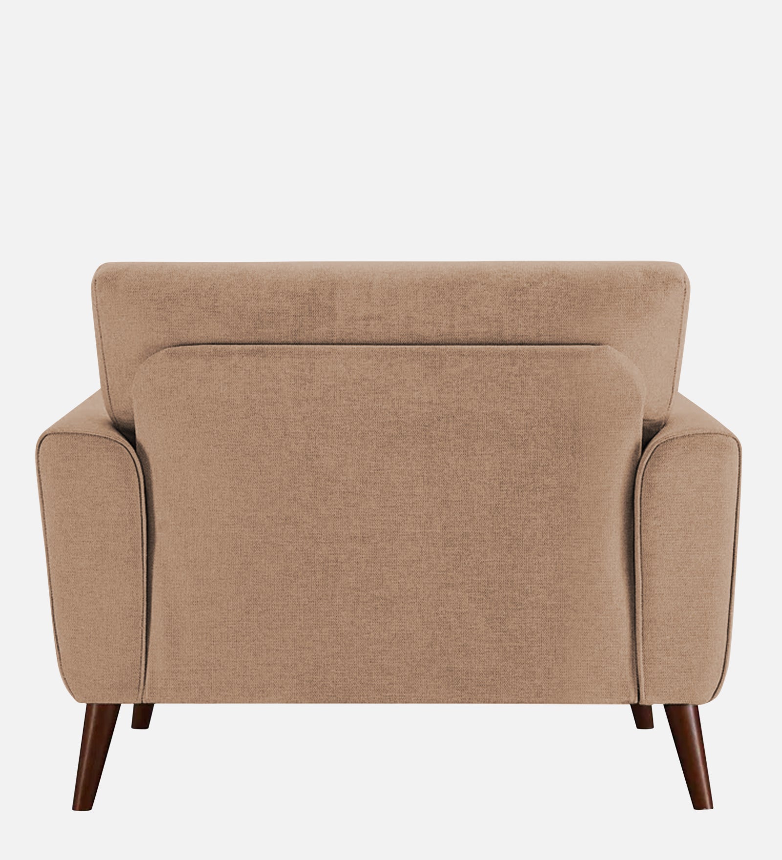 Castro Fabric 1 Seater Sofa In Cosmic Beige Colour - Febonic Living